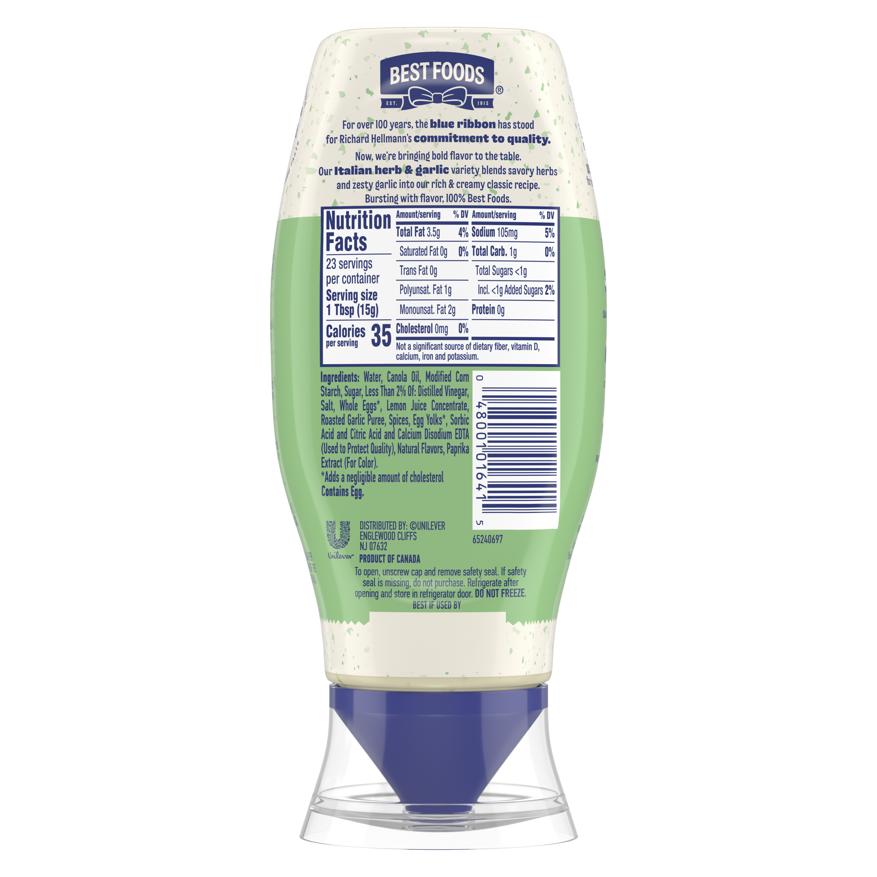 Italian Herb & Garlic Mayonnaise Dressing