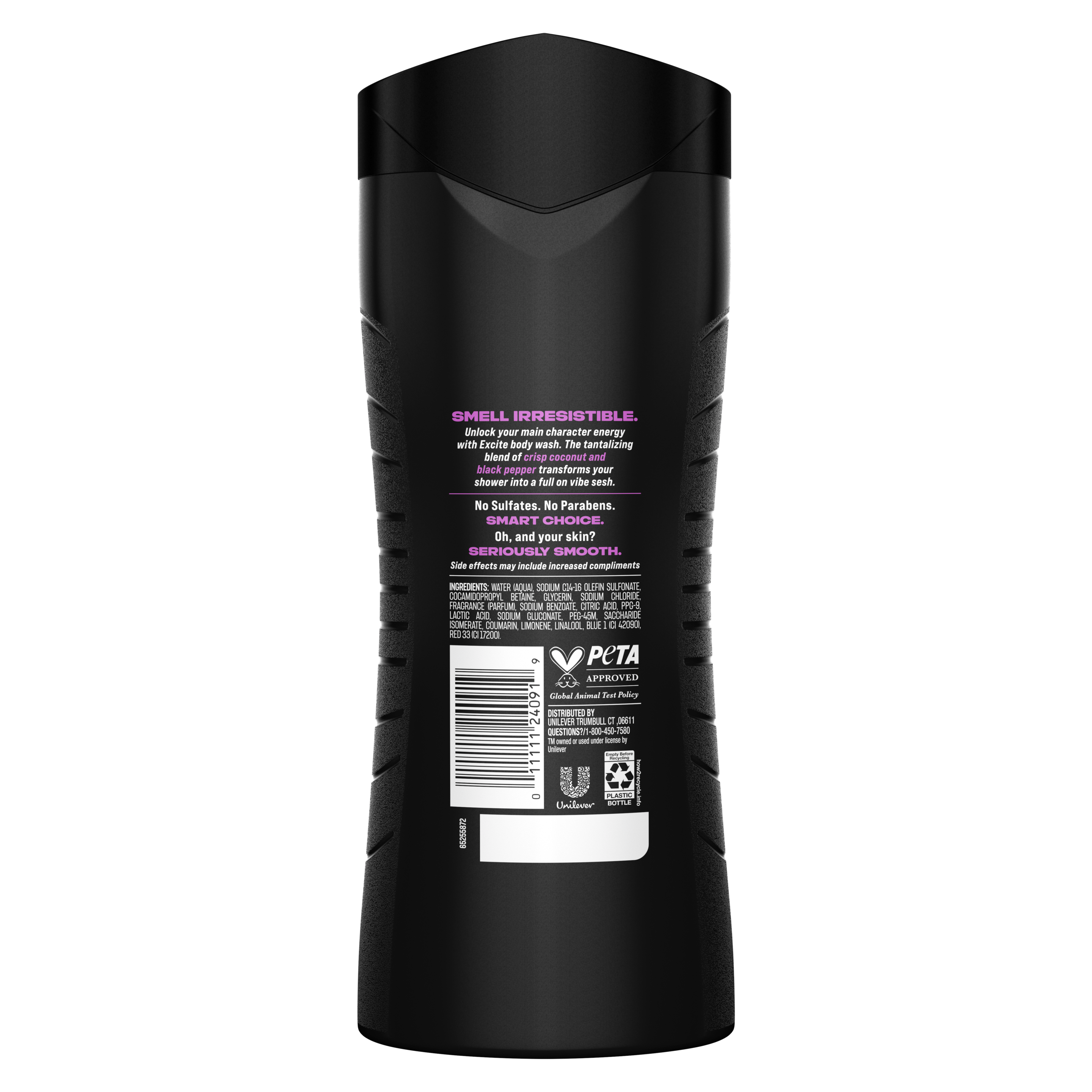 Excite Body Wash Back View