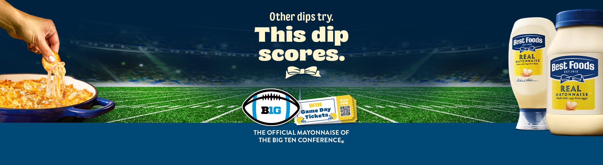 The official mayonnaise of the Big Ten Athletic Conference