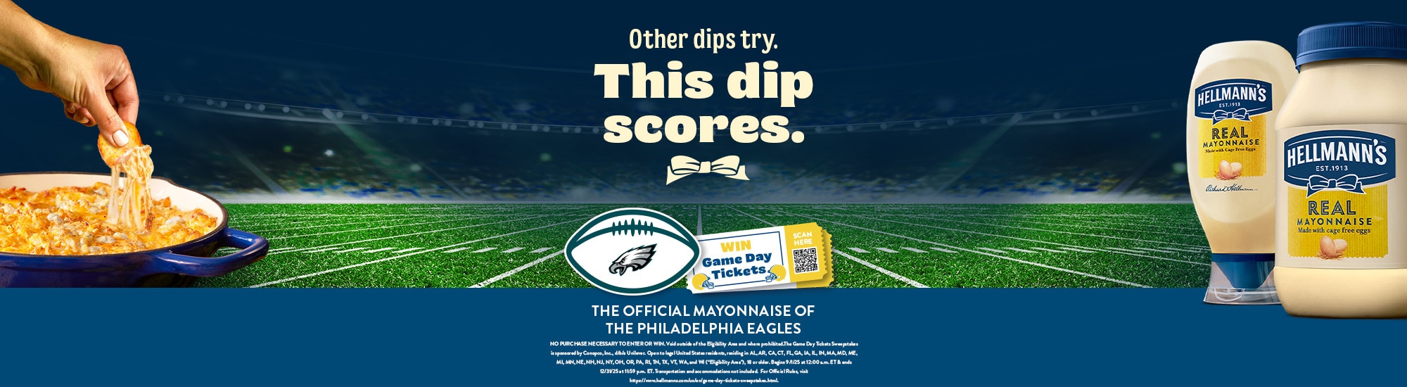 The official mayonnaise of the Philadelphia Eagles
