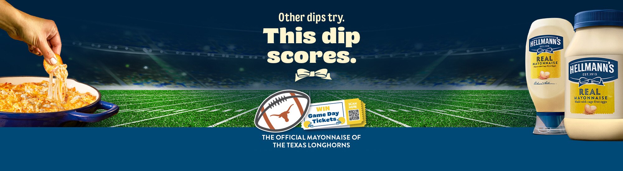 The official mayonnaise of the Texas Longhorns