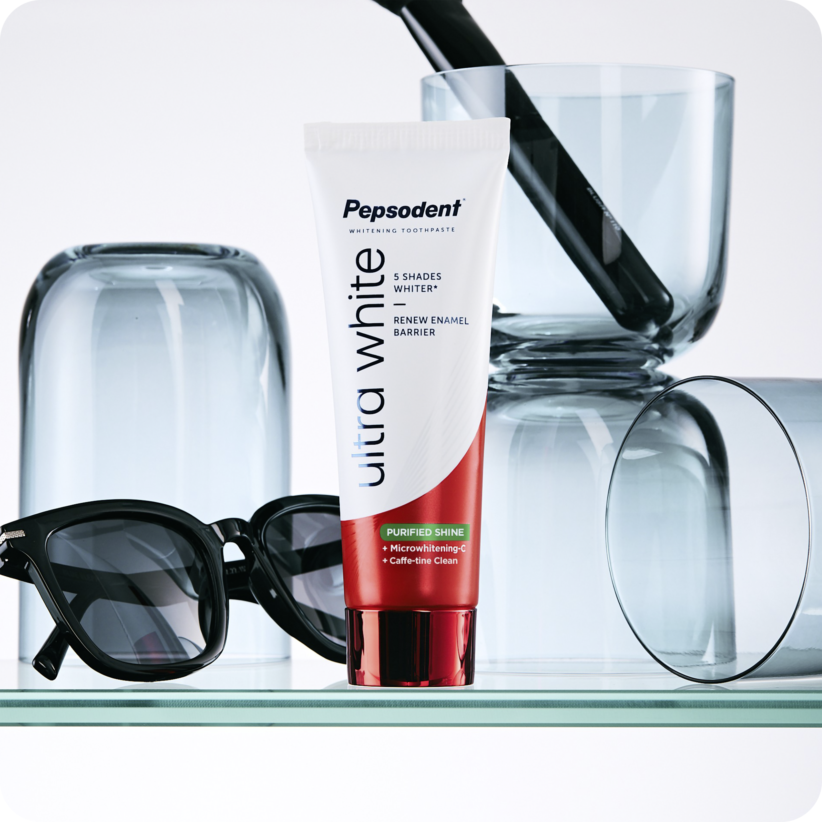 Pepsodent Ultra White Purified Shine 90g