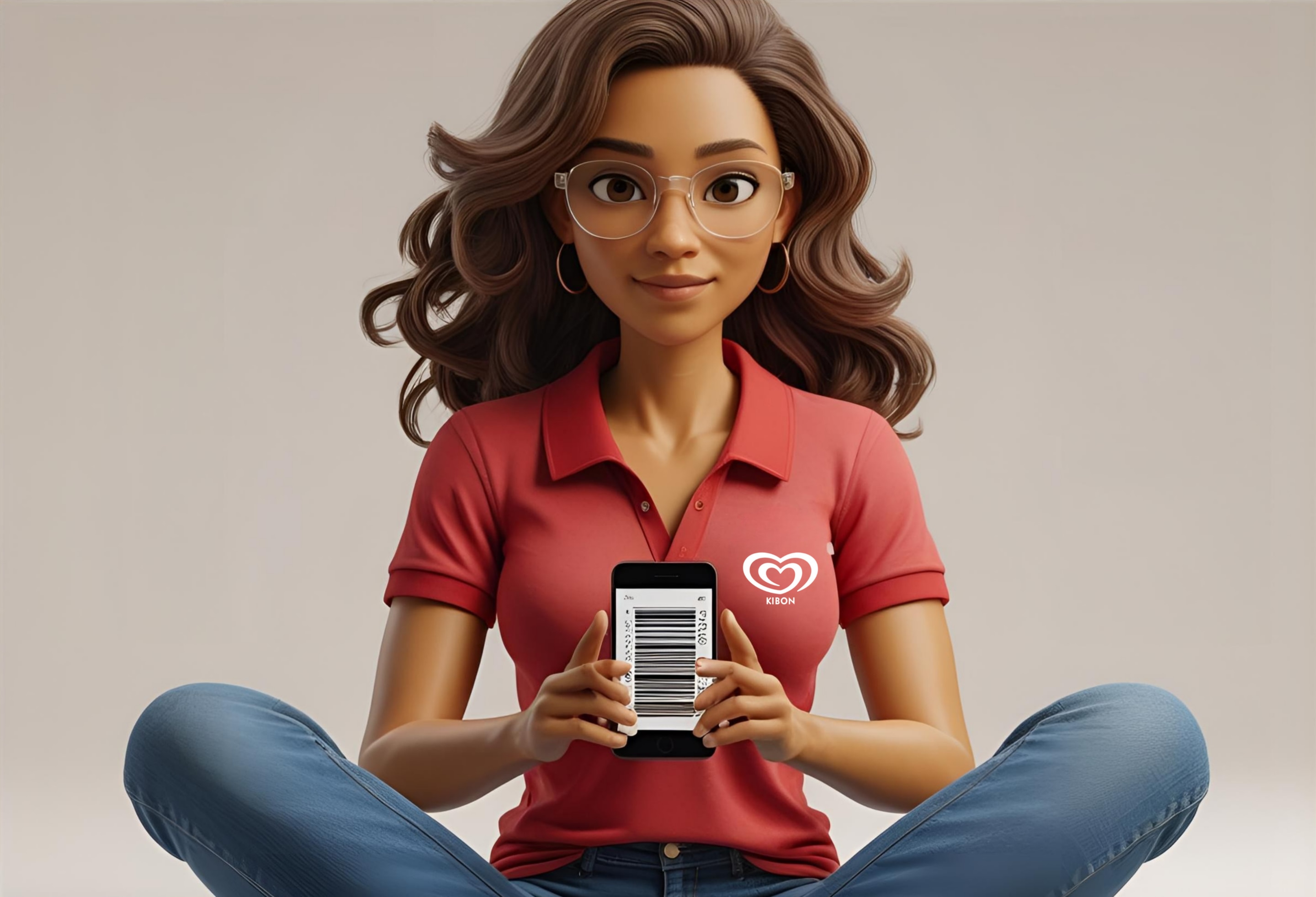 Tela de um celular com reconhecimento de imagem