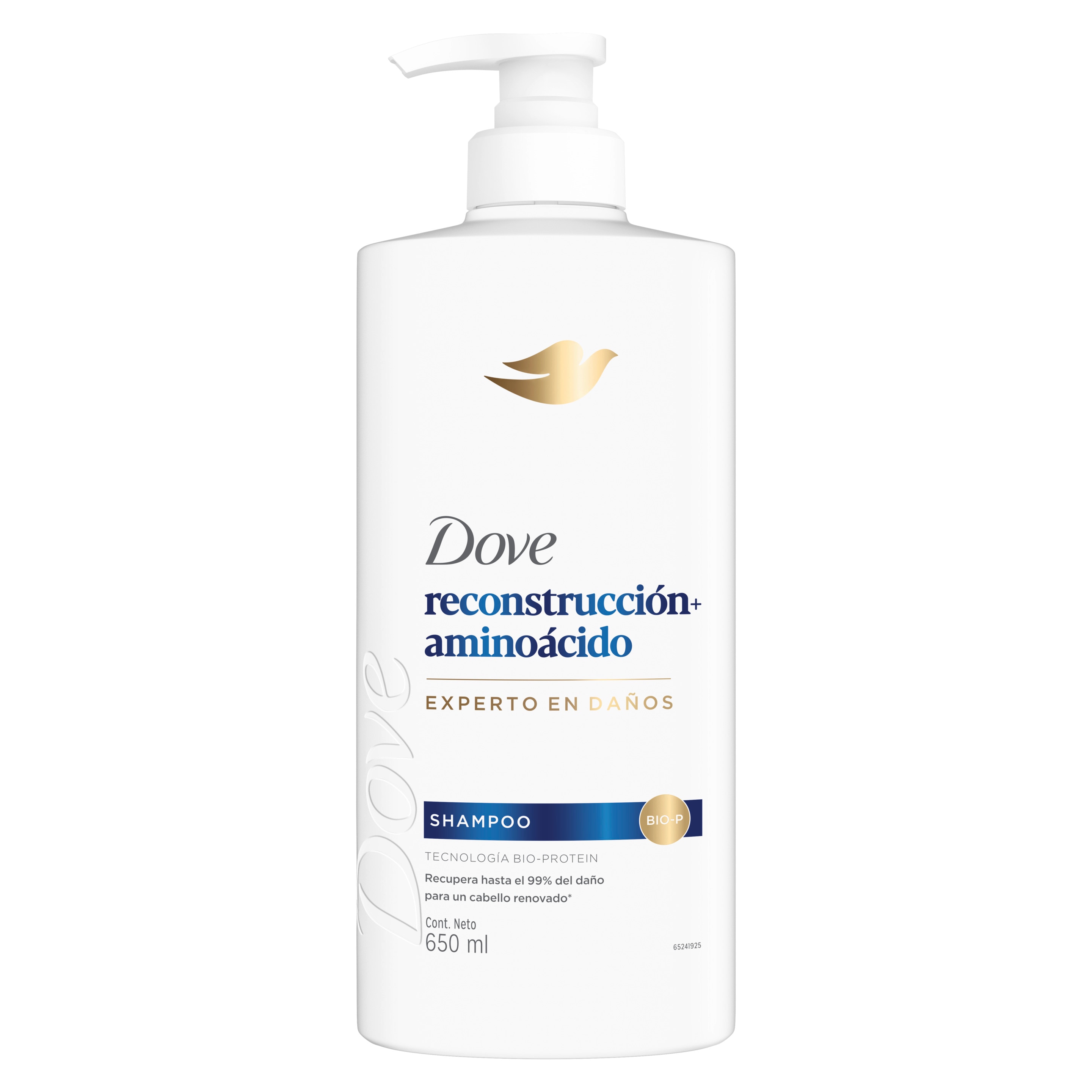 Dove reconstrucción completa shampoo de 650ml