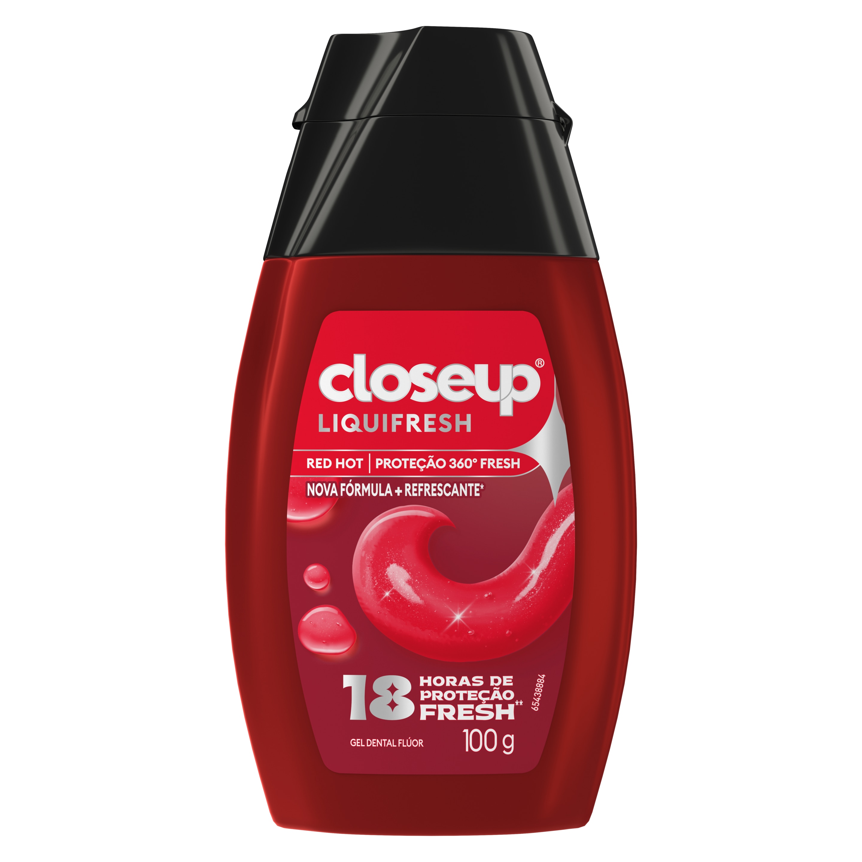 Gel dental Closeup Liquifresh Red Hot 100g trás