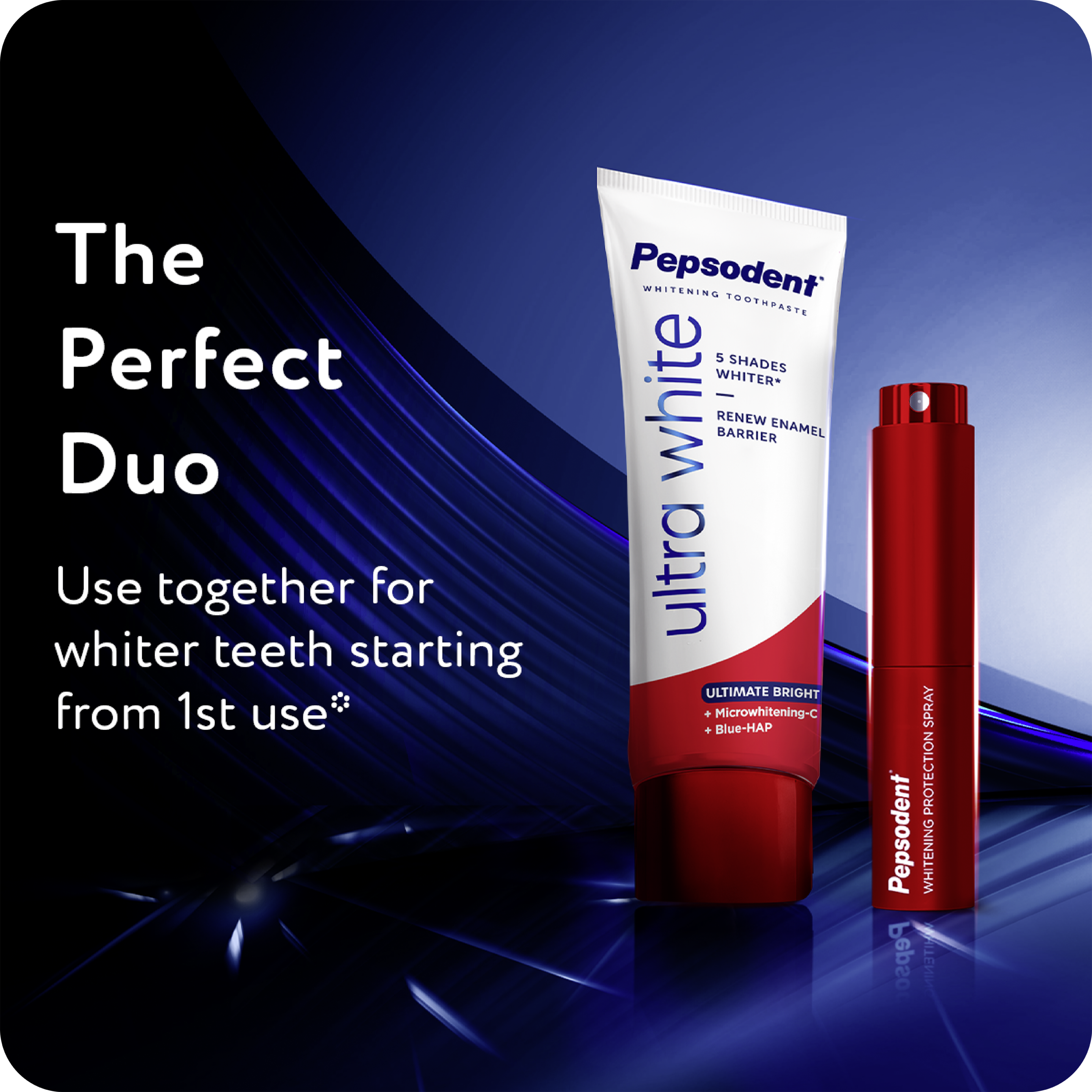 Pepsodent Ultra White Whitening Teeth Spray