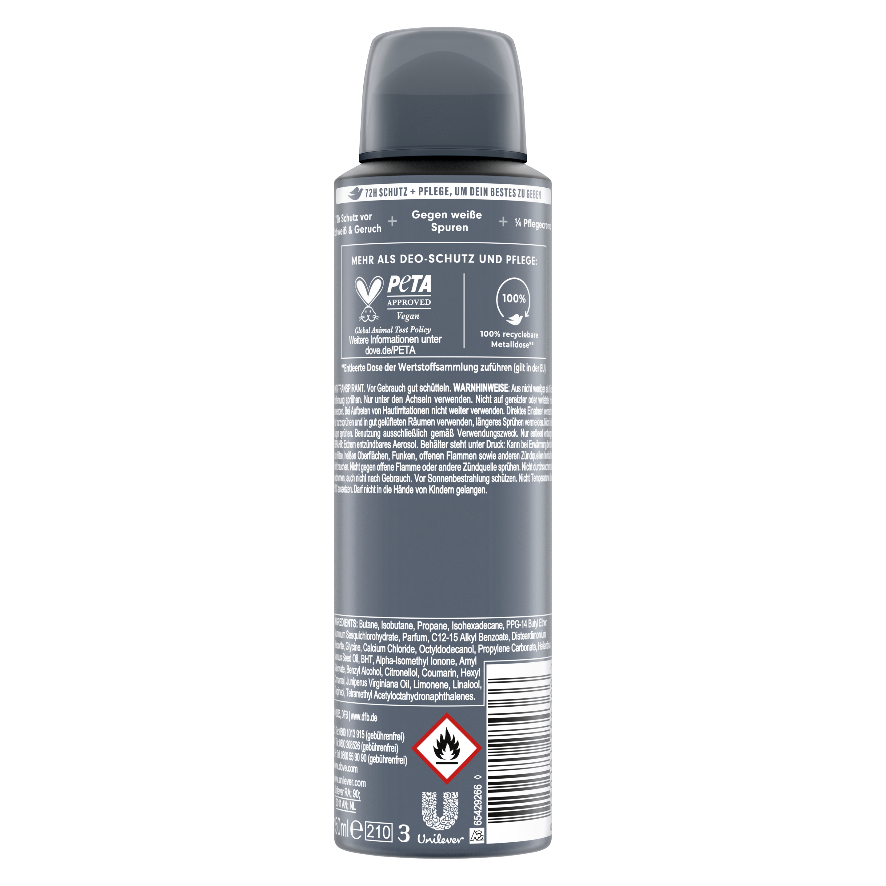 MEN+care advanced Anti-Transpirant-Spray Invisible Dry