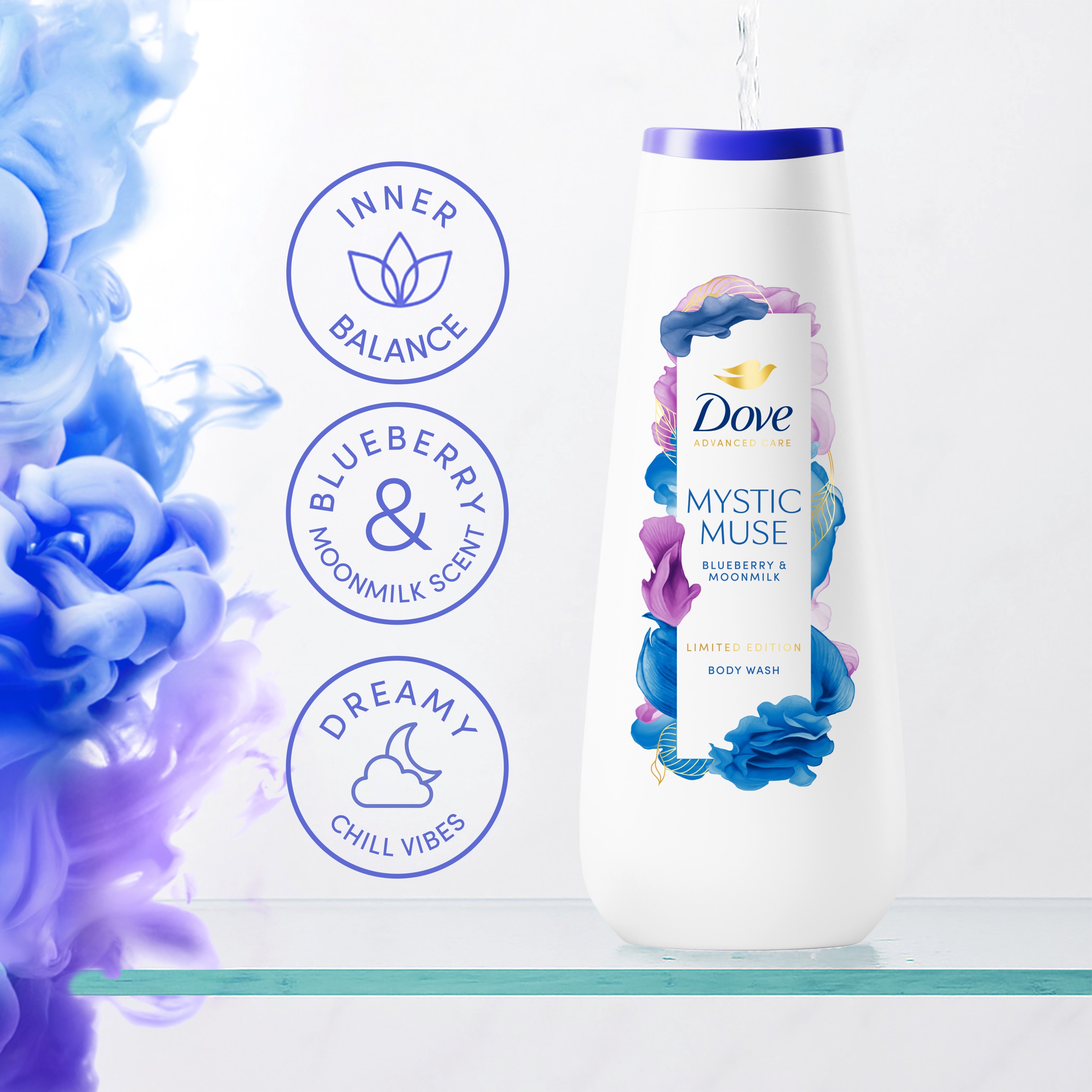 Dove Duschcreme Advanced Care Limited Edition Mystic Muse