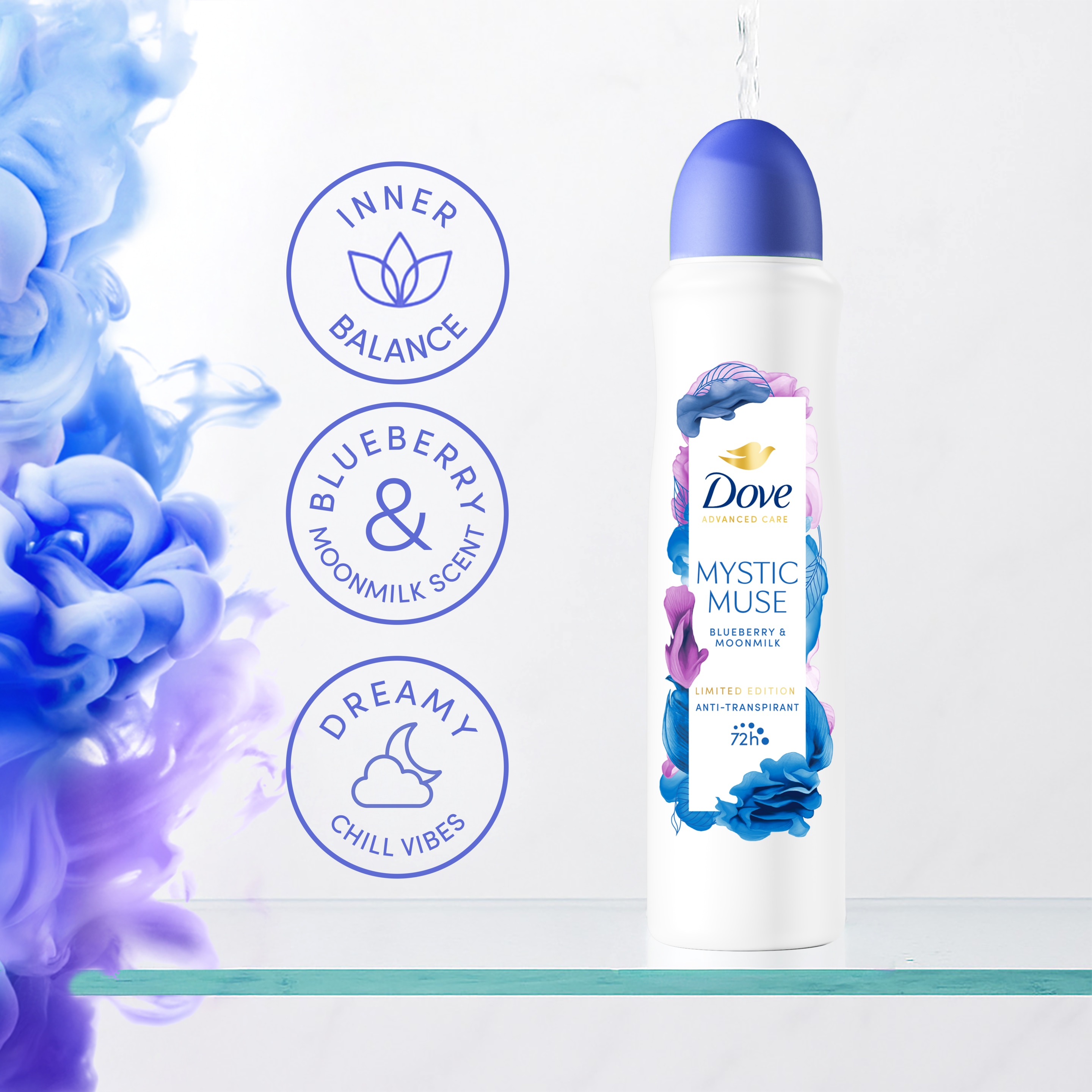 Dove Deo-Spray Antitranspirant Advanced Care Limited Edition Mystic Muse