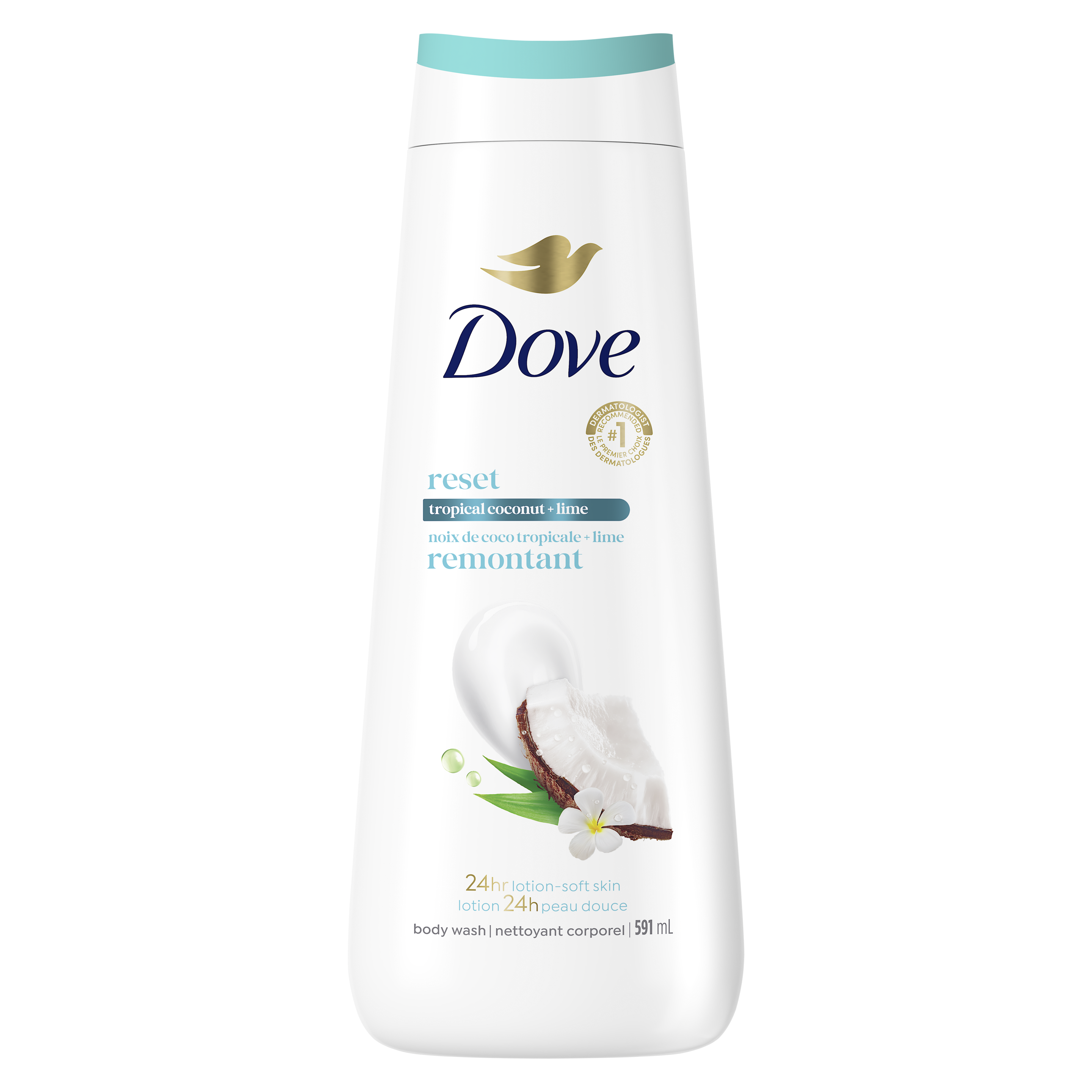 Dove Tropical Coconut + Lime Body Wash packshot