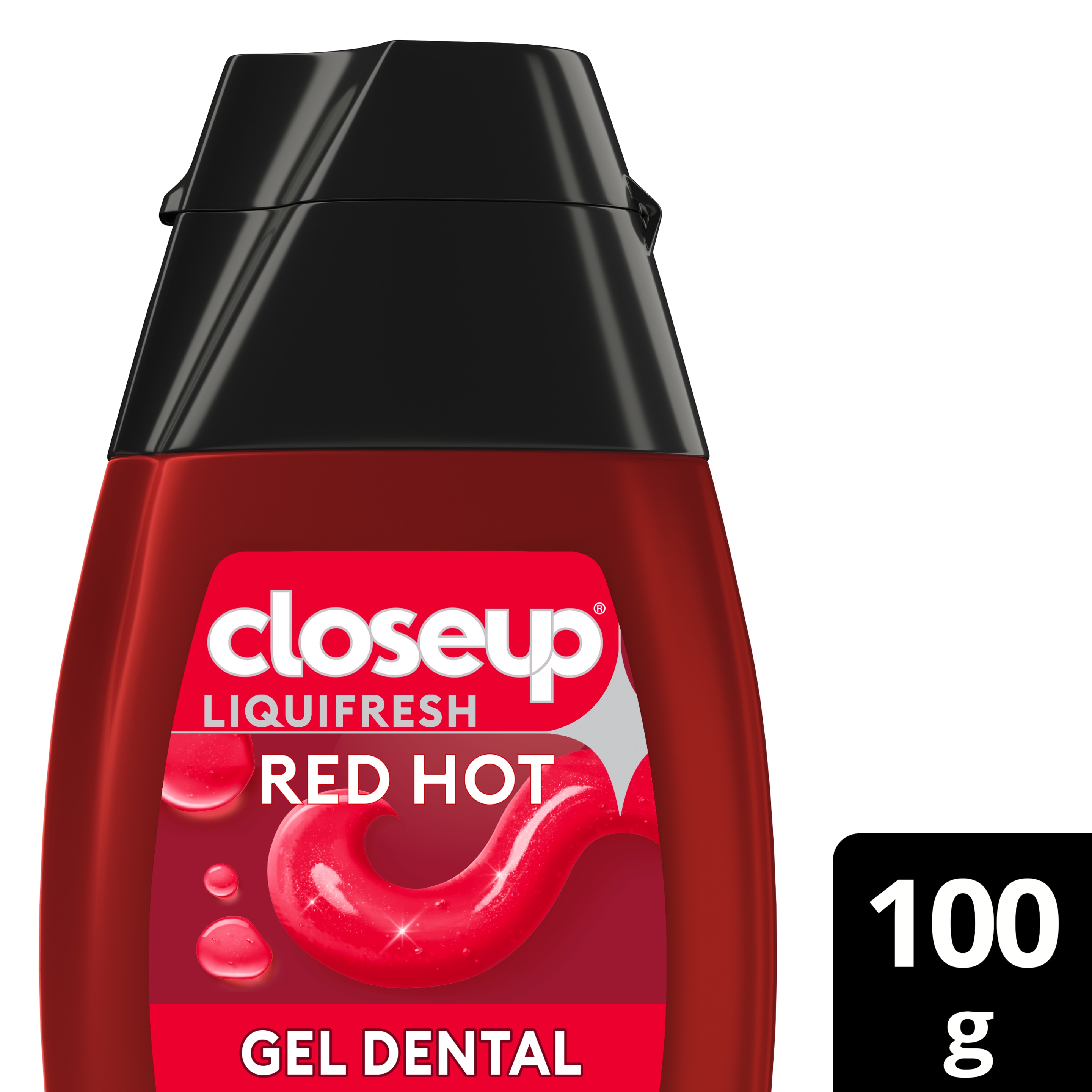 Gel dental Closeup Liquifresh Red Hot 100g frente