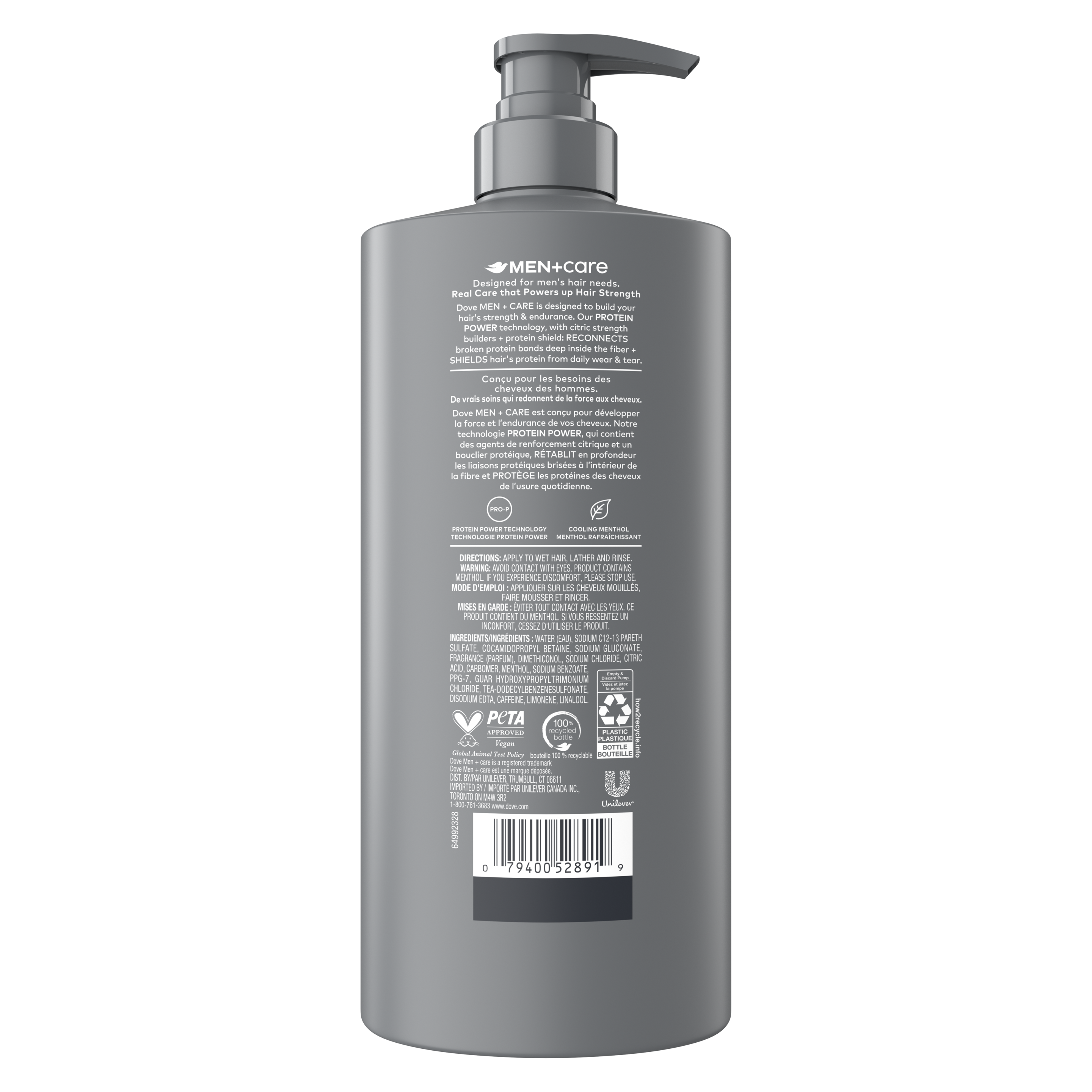 Dove Men+Care Fresh & Clean 2-in-1 Shampoo + Conditioner