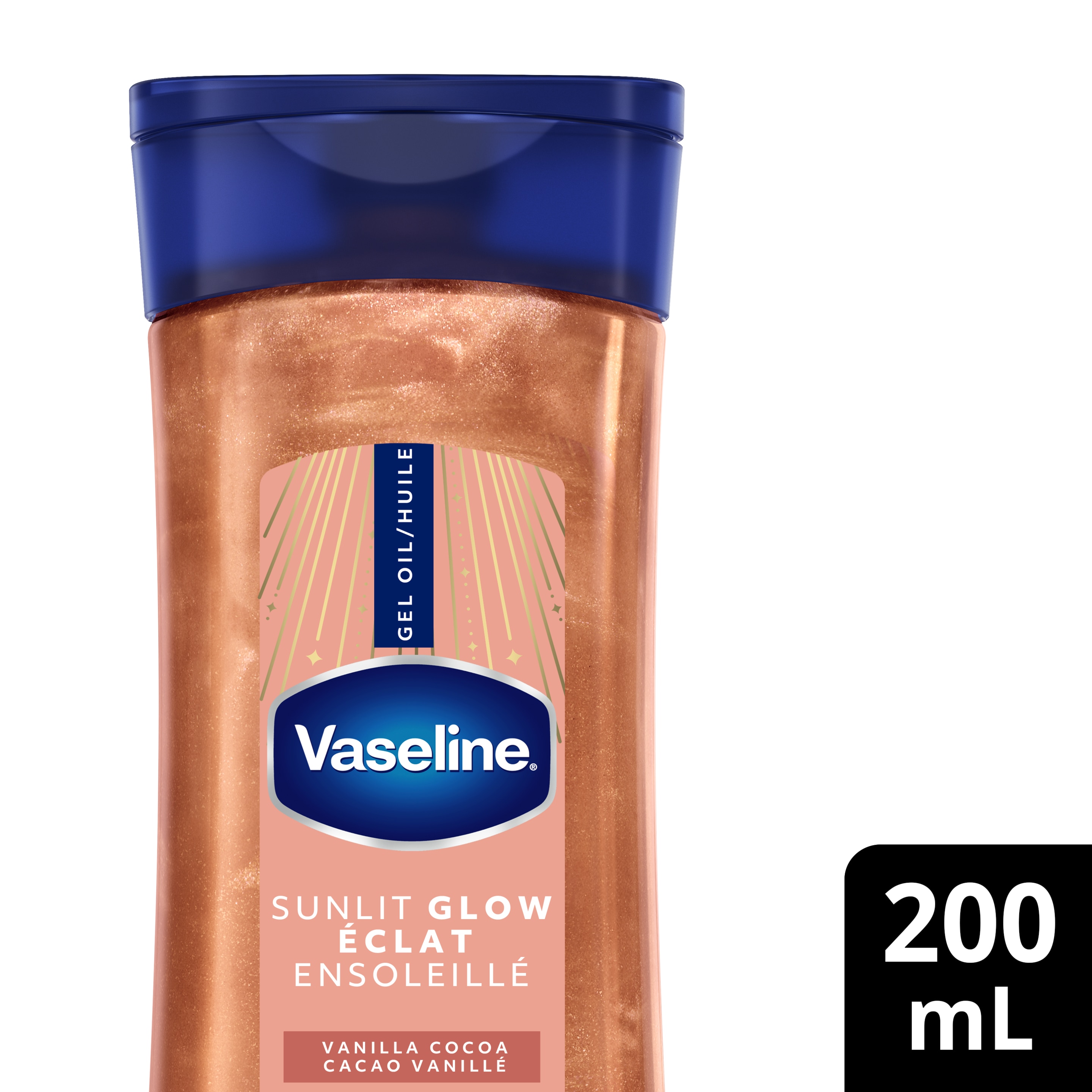 Vaseline® Sunlit Glow Shimmer Gel Oil mobile hero