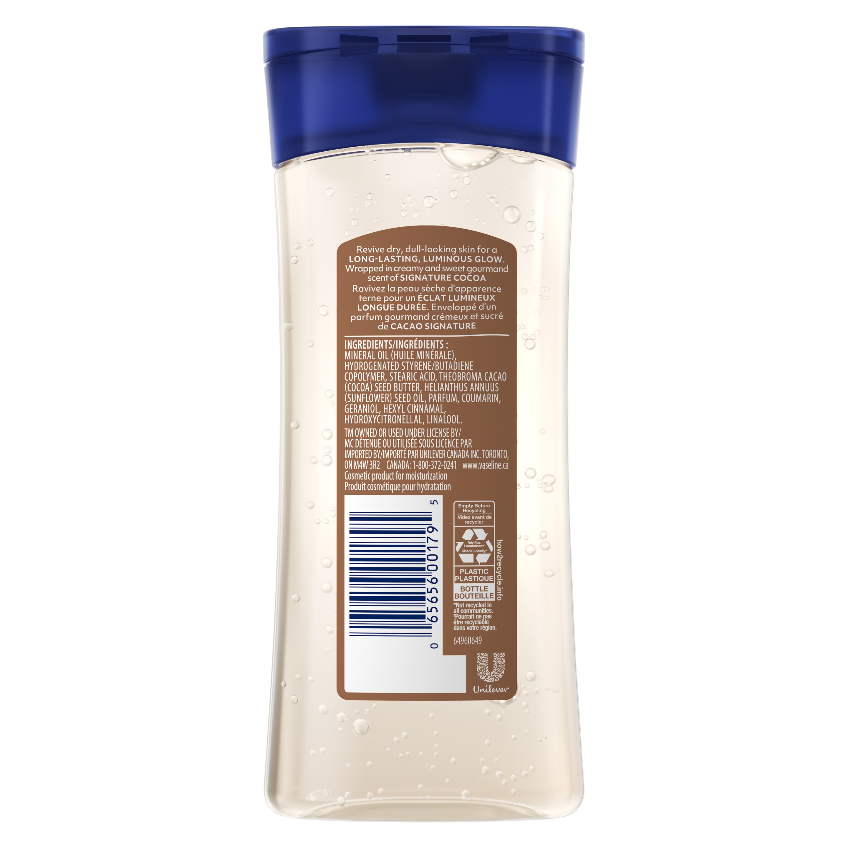 Huile en gel Cacao radieux Vaseline®