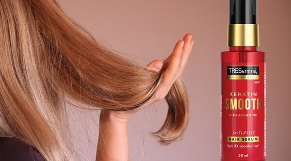 Get the latest on TRESemme Keratin Smooth Serum