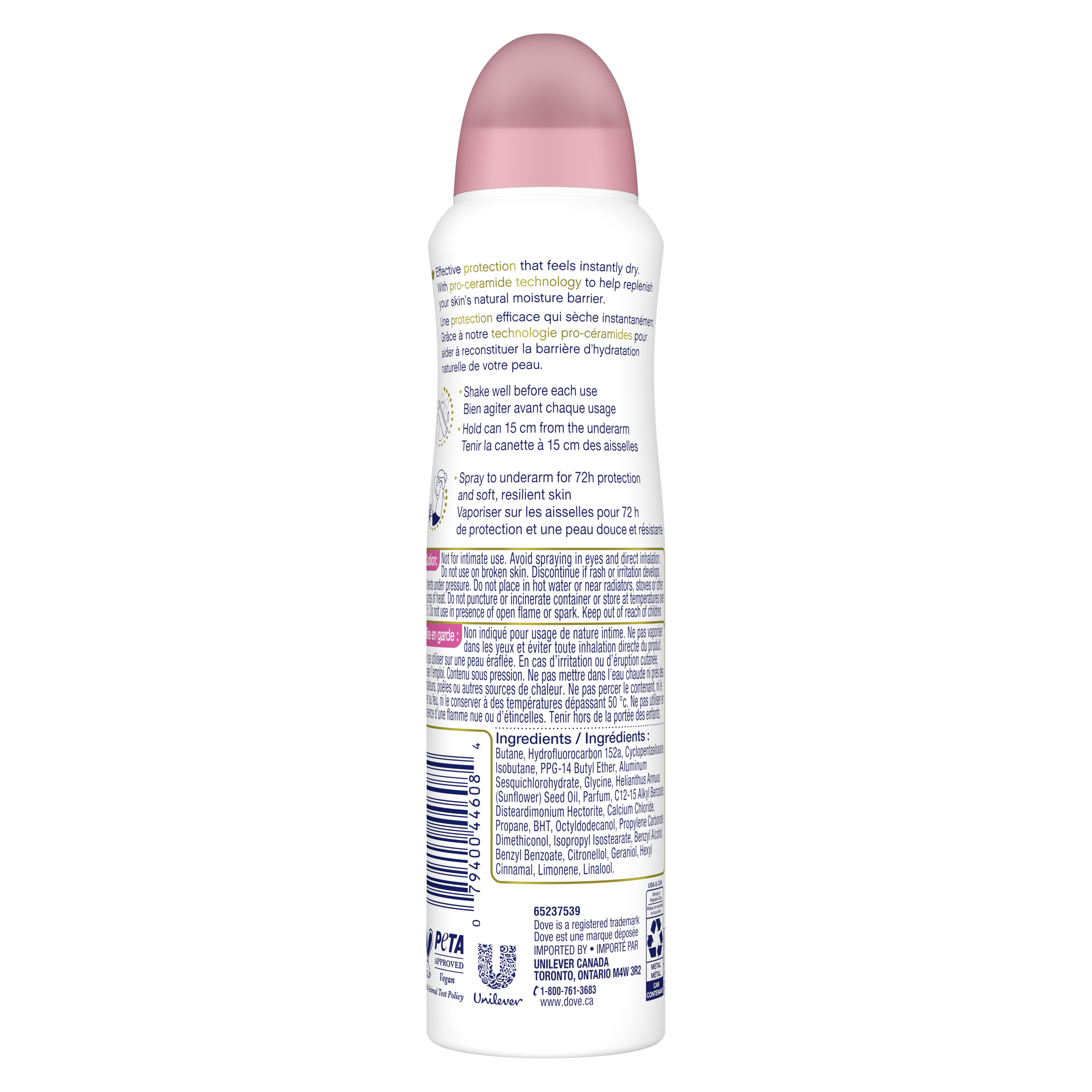 Antisudorifique en vaporisateur à sec Advanced Care Beauty Finish 107 g