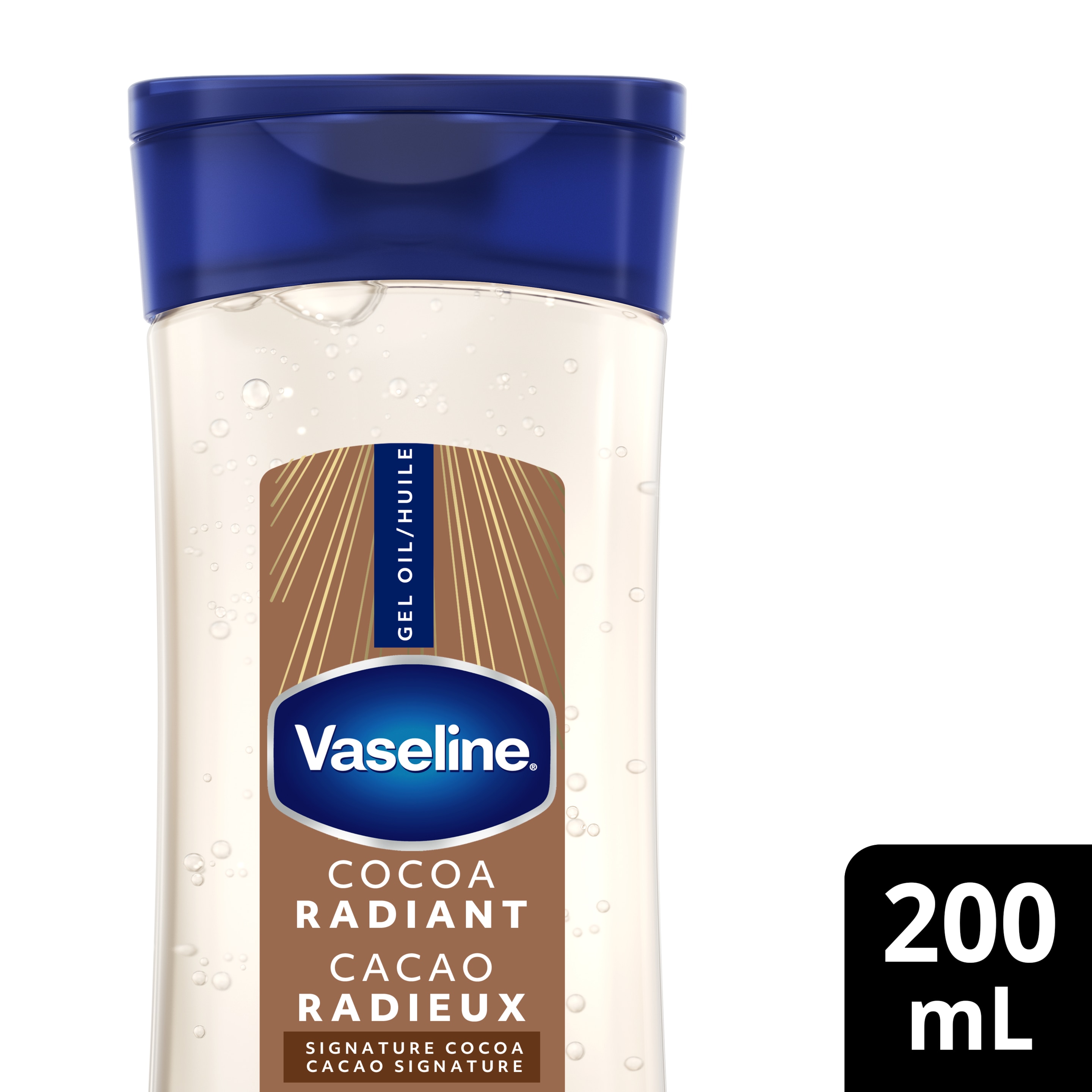 Vaseline® Cocoa Radiant Gel Oil mobile hero