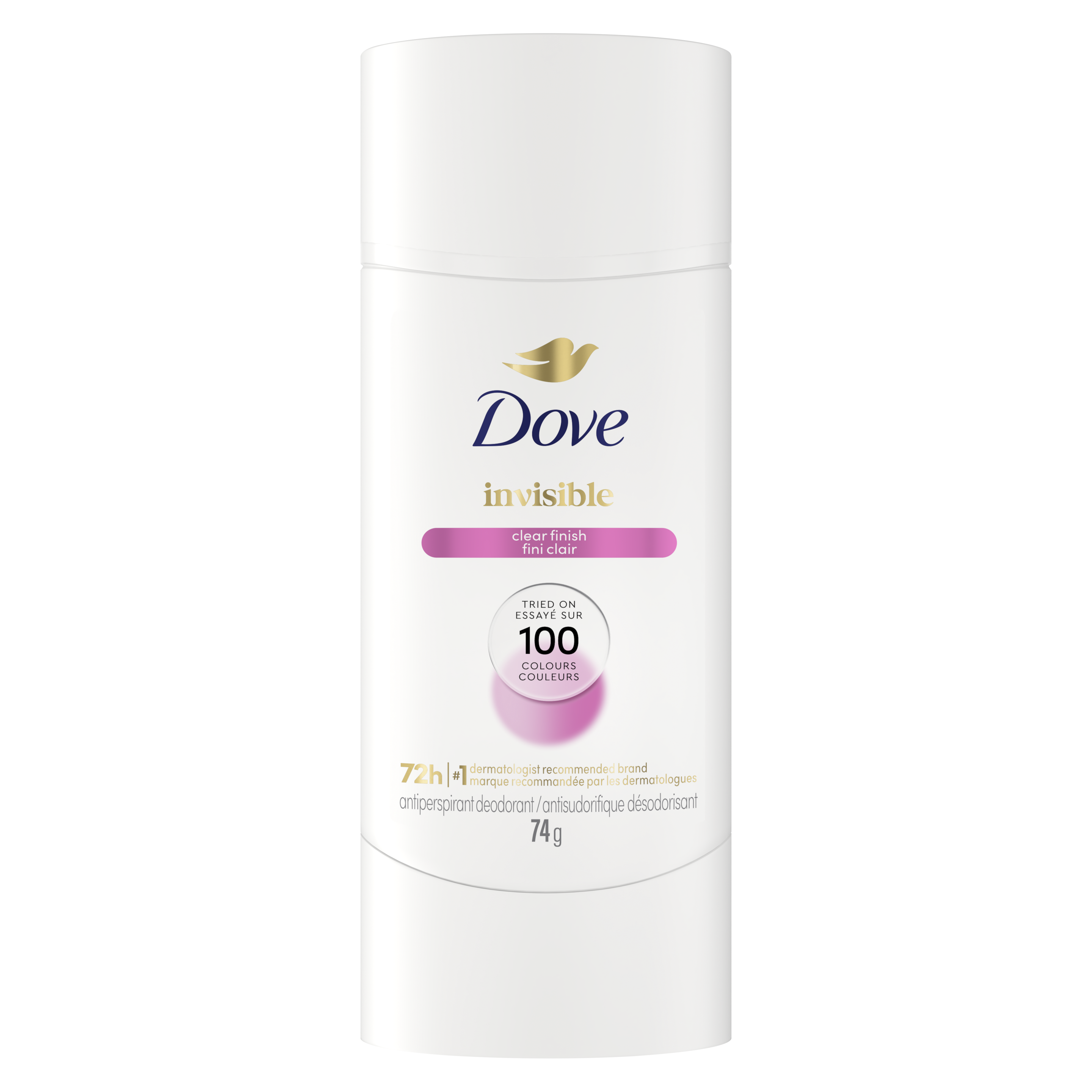 Advanced Care Antiperspirant Stick Invisible Clear Finish Scent 74g packshot
