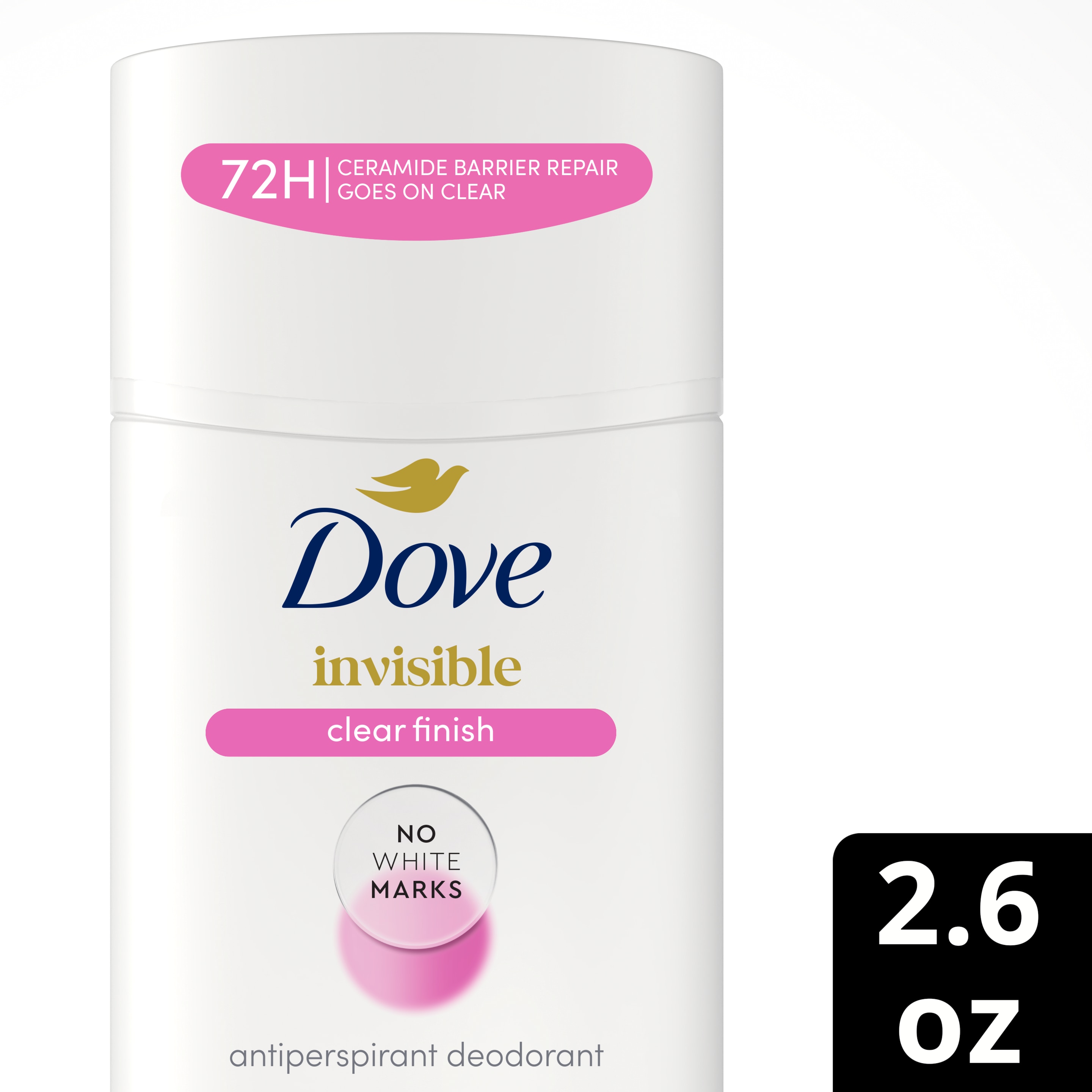 Dove Advanced Care Clear Finish Antiperspirant Stick  2.6 oz