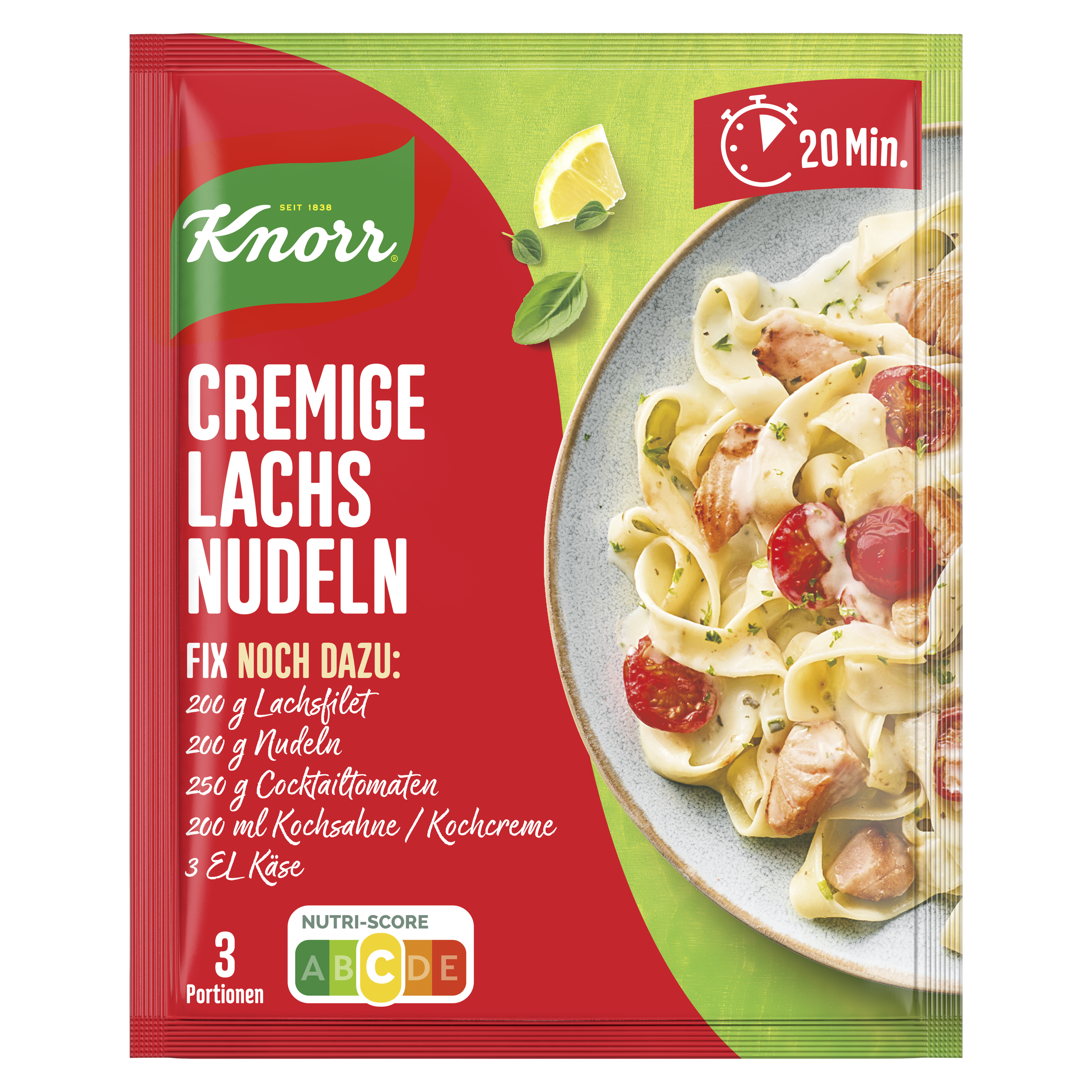 Knorr Fix Cremige Lachs Nudeln 30 g packshot