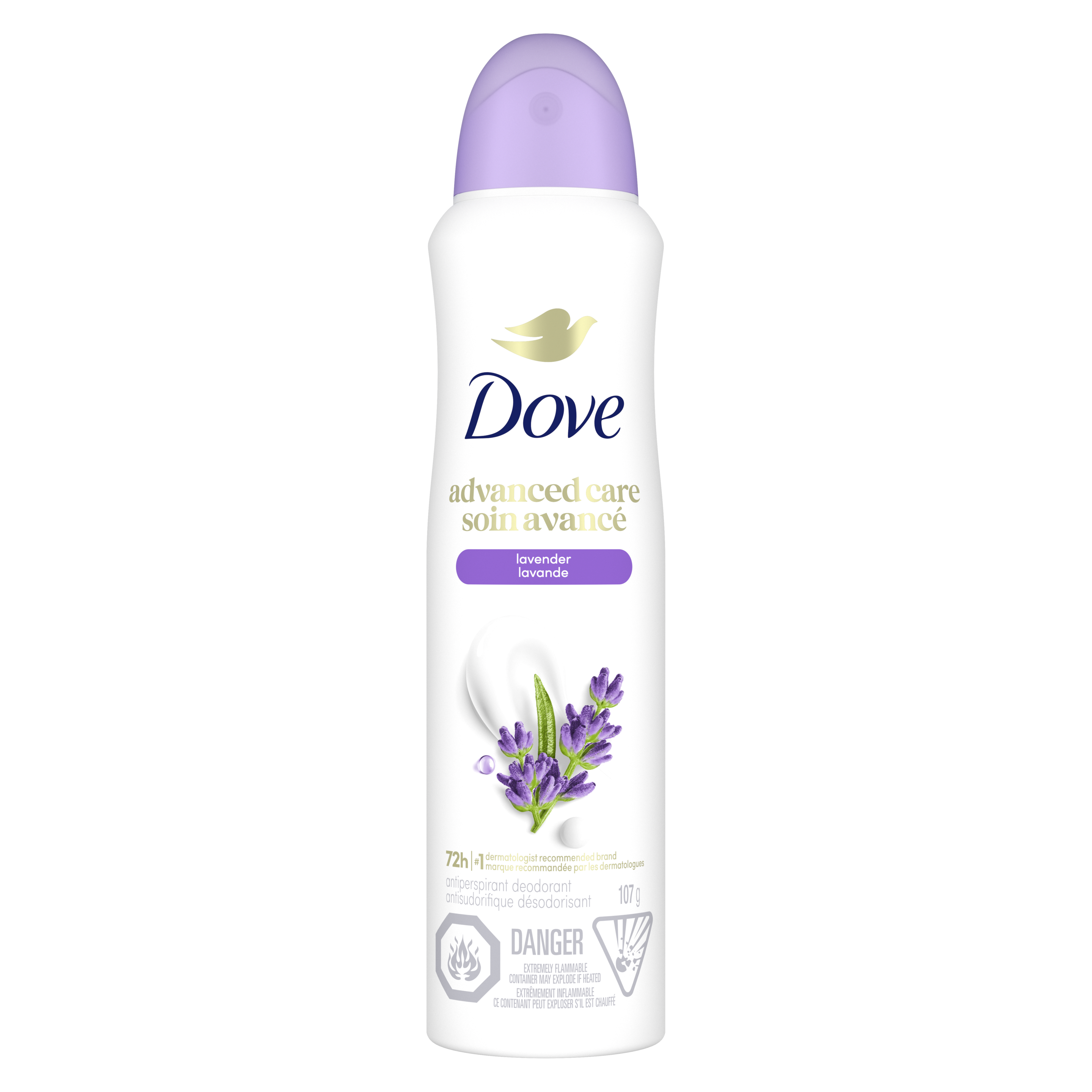Nourishing Secrets Dry Spray Antiperspirant Soothing Ritual Lavender Scent Front of Pack packshot