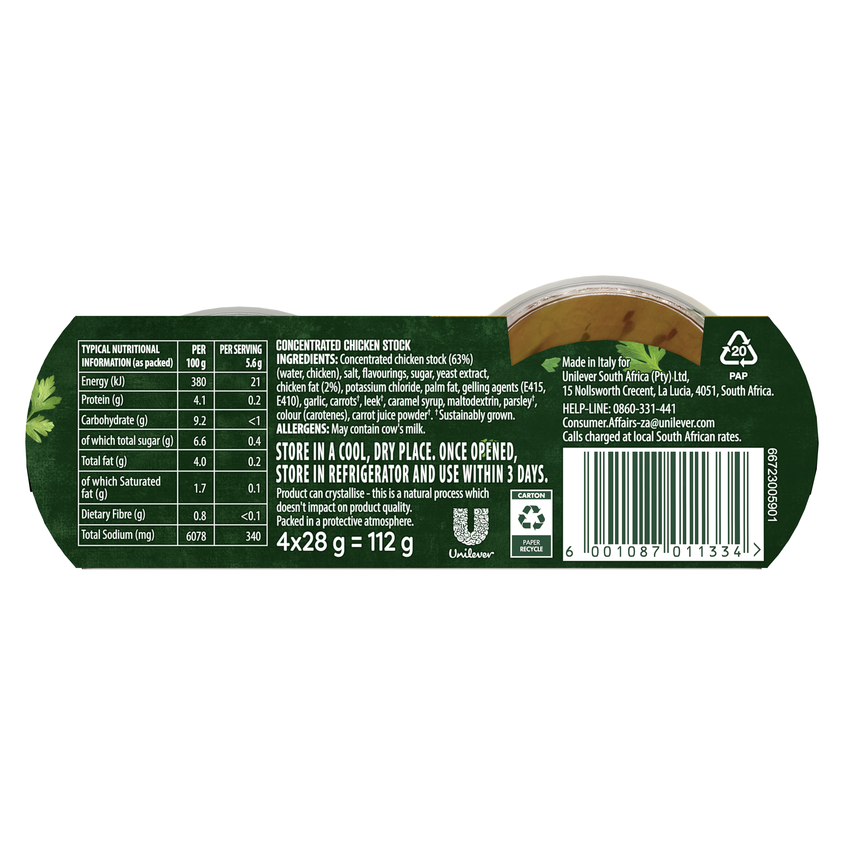 Knorr Chicken Stock Pot 28g