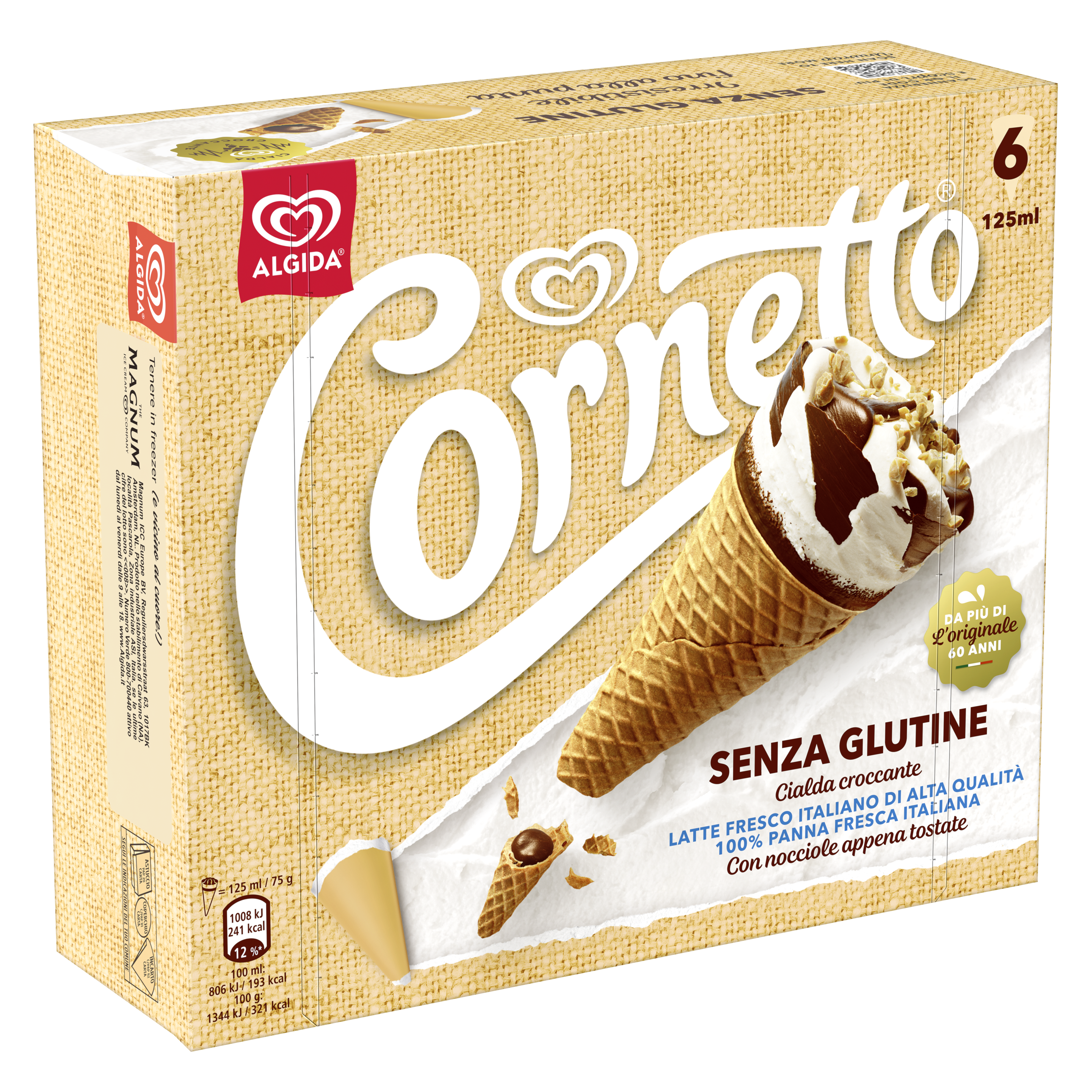 CORNETTO CLASSICO SENZA GLUTINE X6