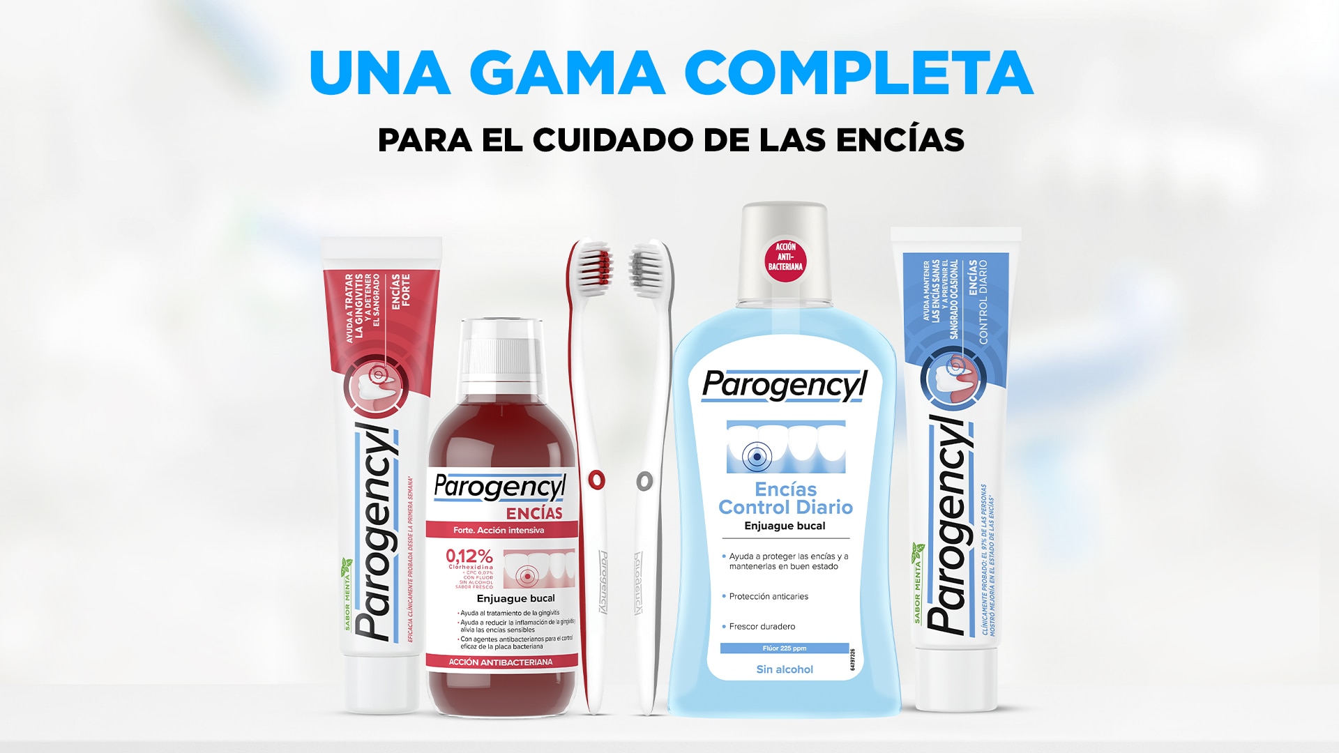 Gamme de produits Parogencyl