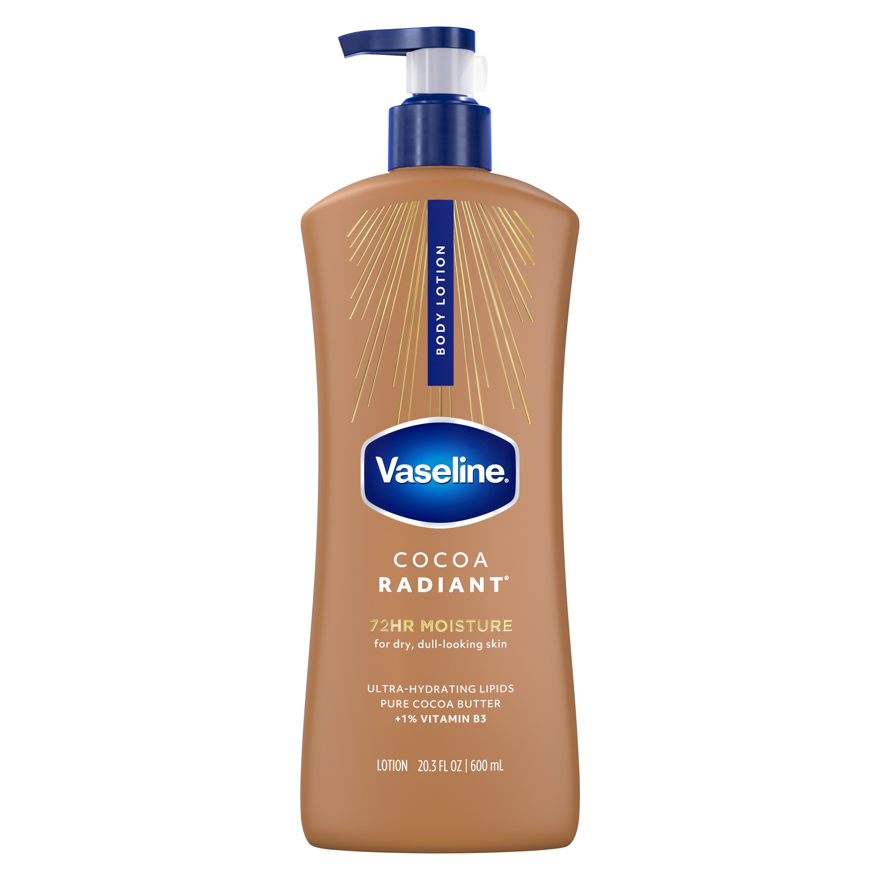 Vaseline® Intensive Care™ Cocoa Radiant Lotion front of pack packshot