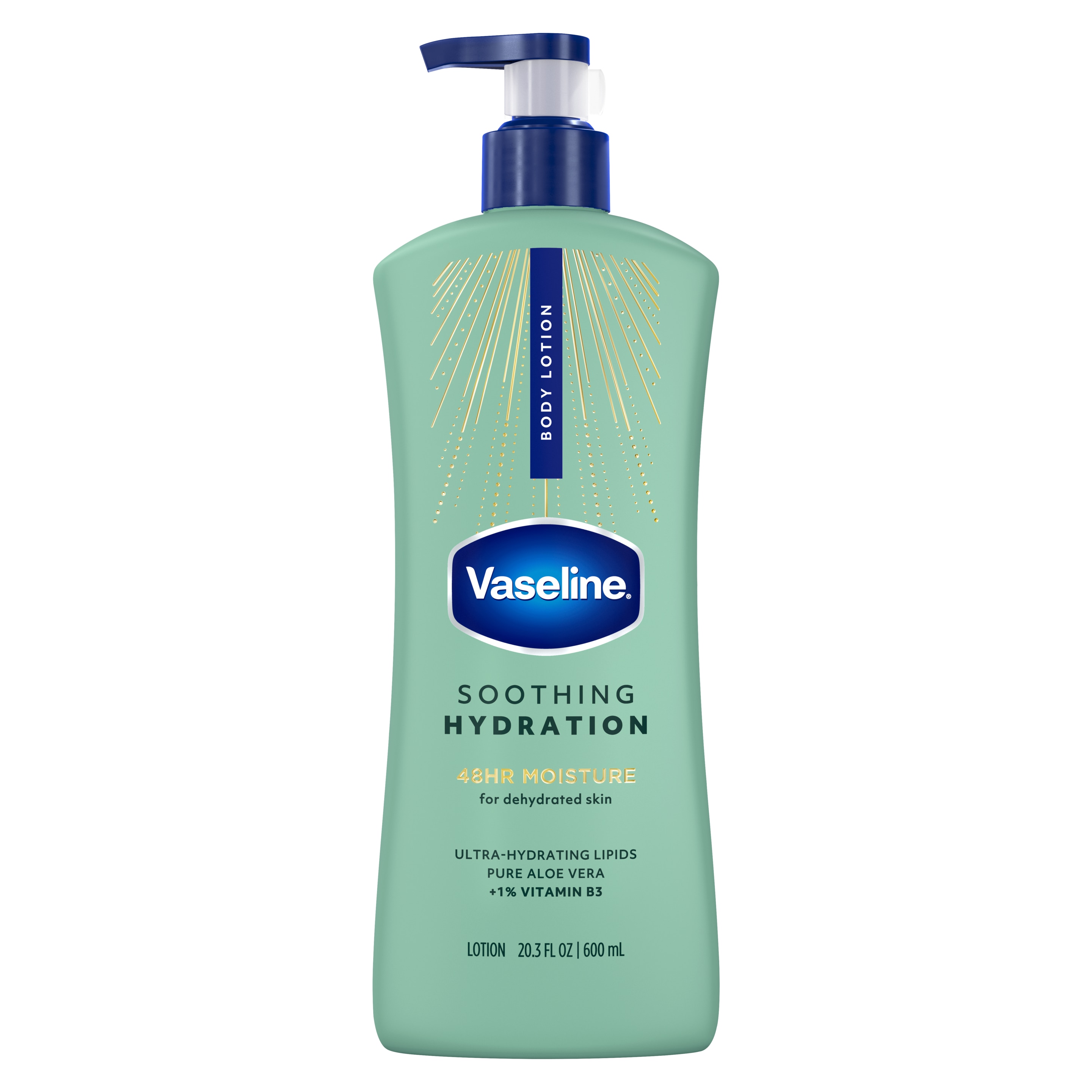 Vaseline® Intensive Care™ Soothing Hydration Lotion front of pack packshot