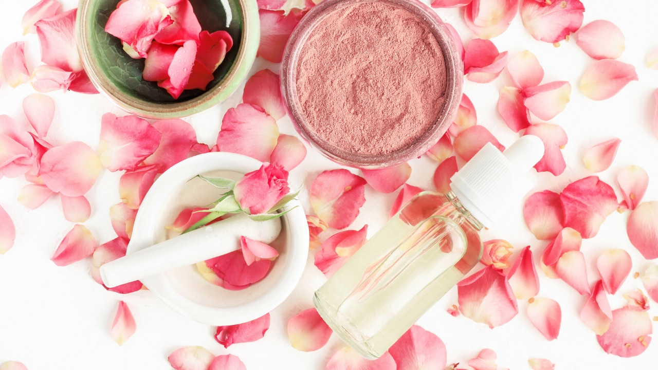 1. Glycerin + Rose Water Toner