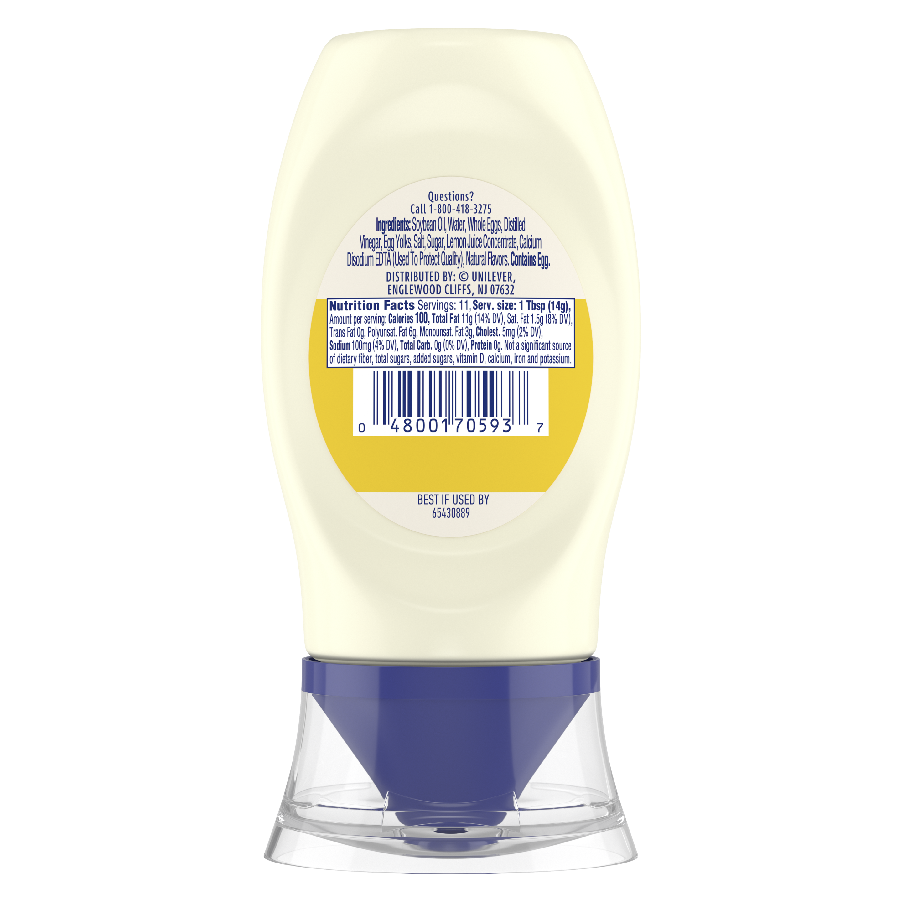 Best Foods Real Mayonnaise(Back)
