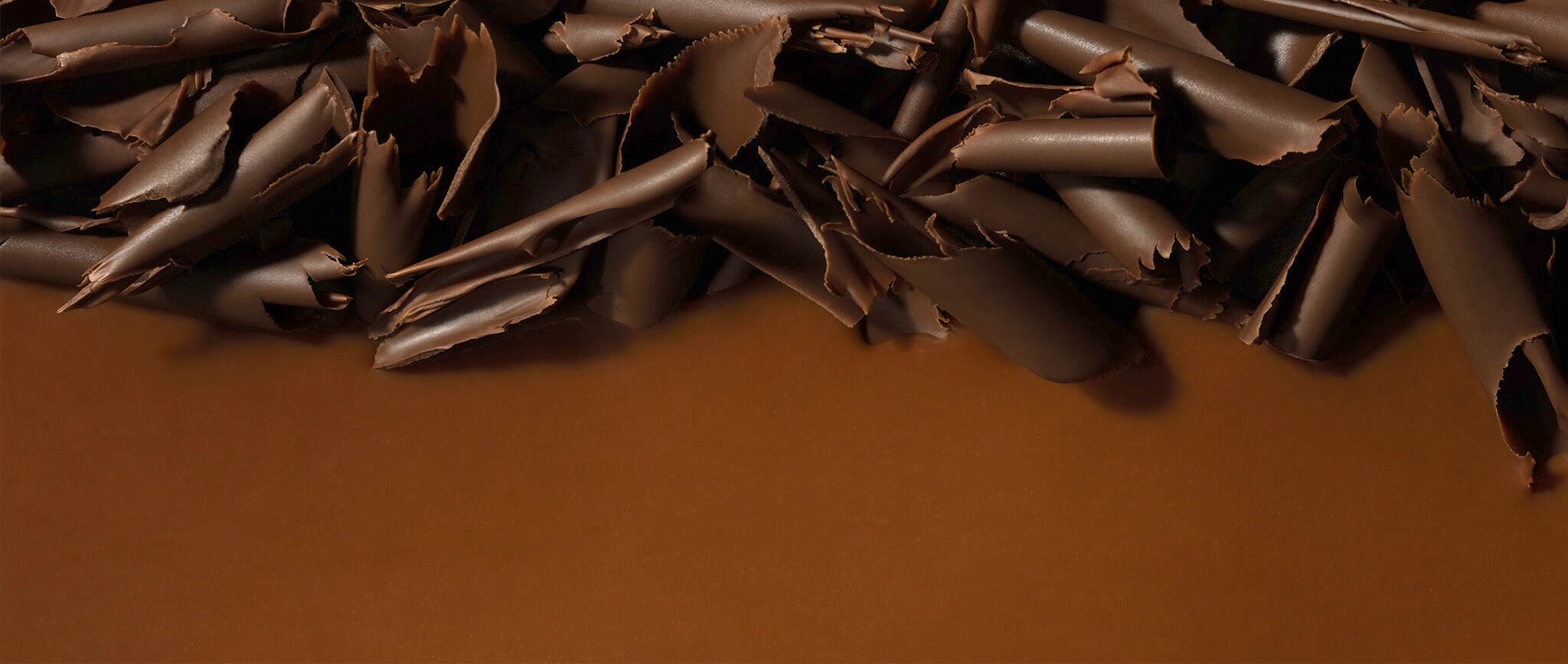 Shards of milk chocolate