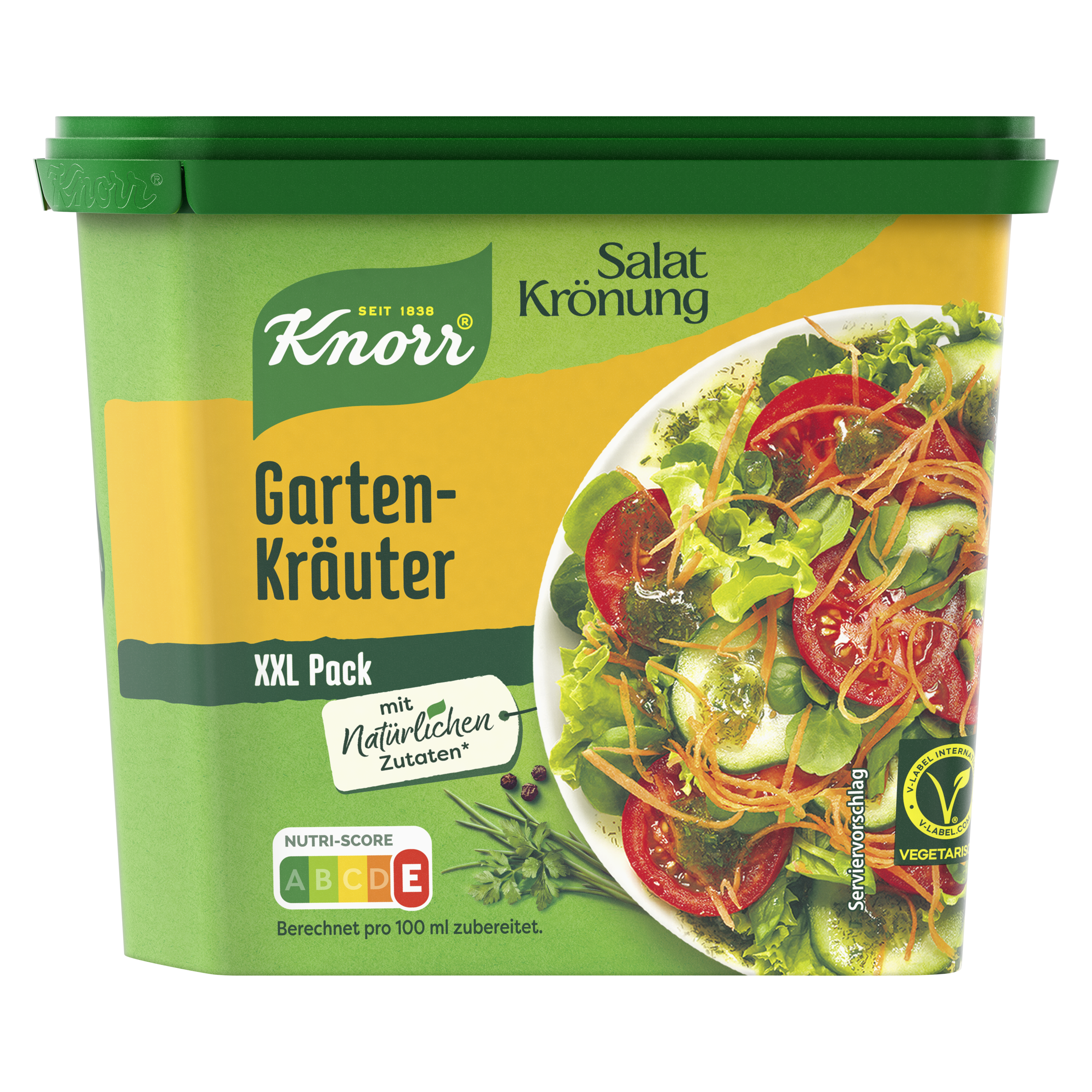 Knorr Salatkrönung Gartenkräuter Dressing Dose ergibt  2,1 Liter