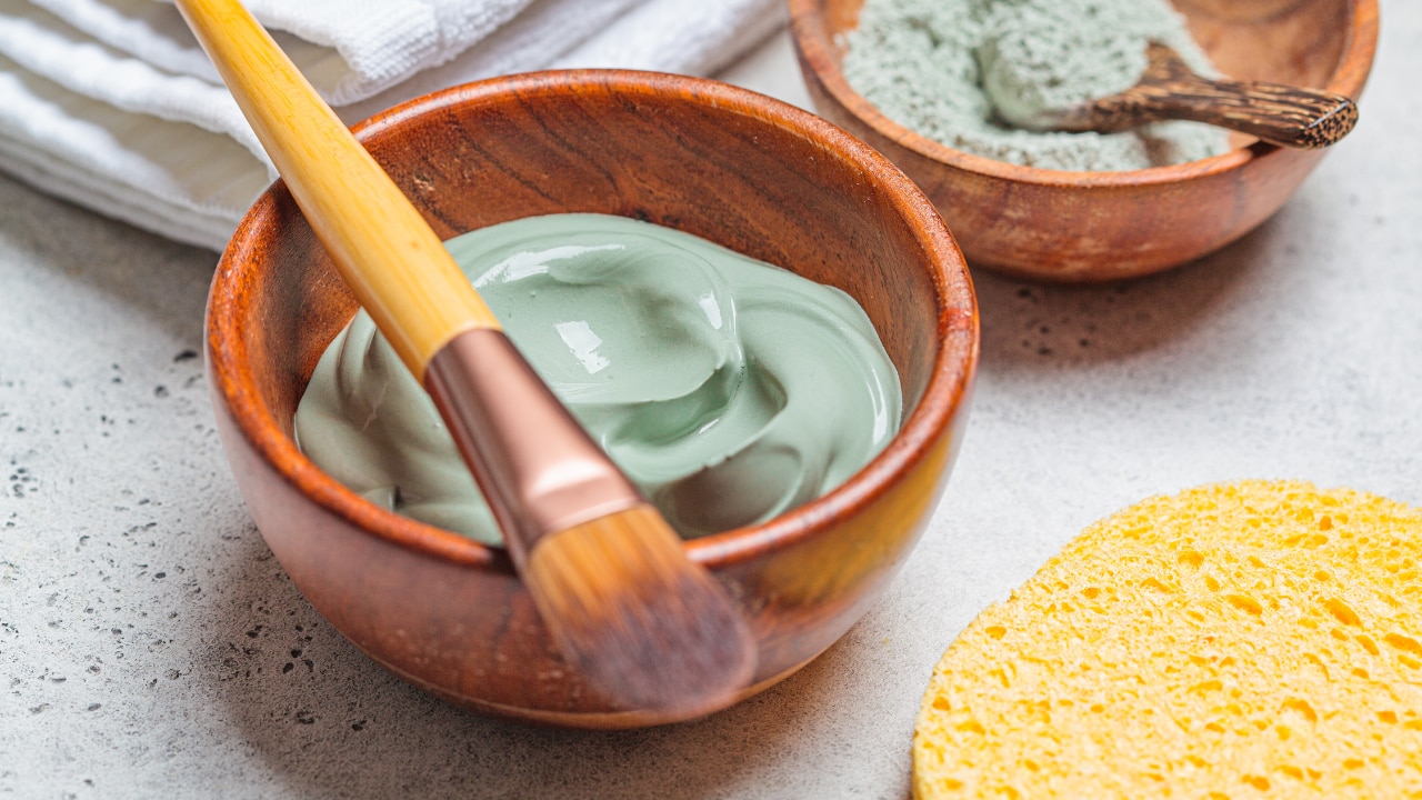 Apply a Clay or Hydrating Mask Image