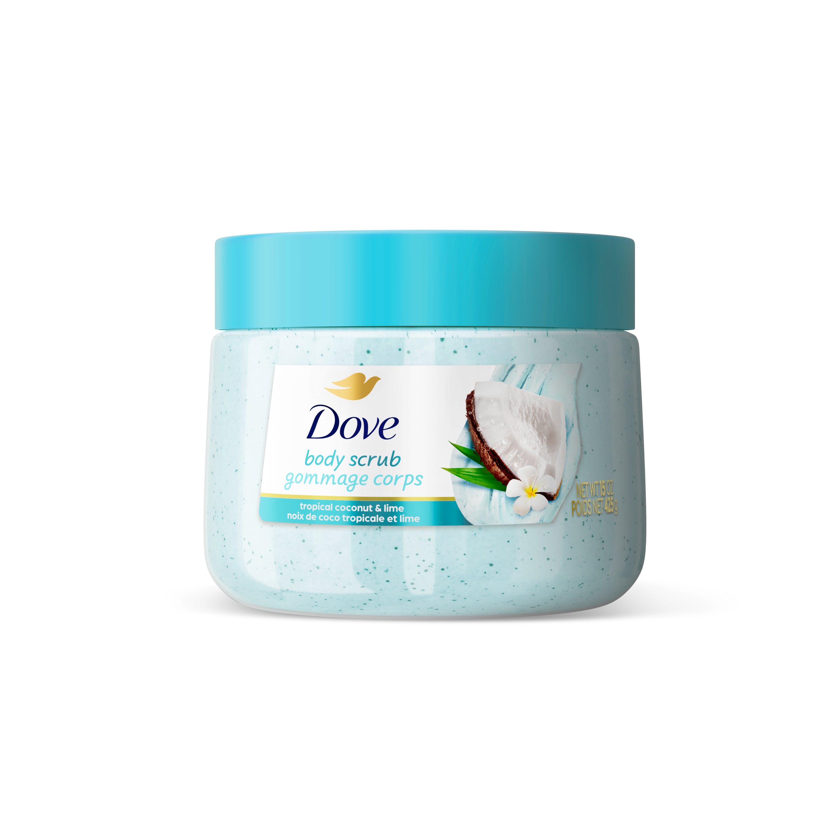 Dove Tropical Coconut & Lime Body Scrub packshot