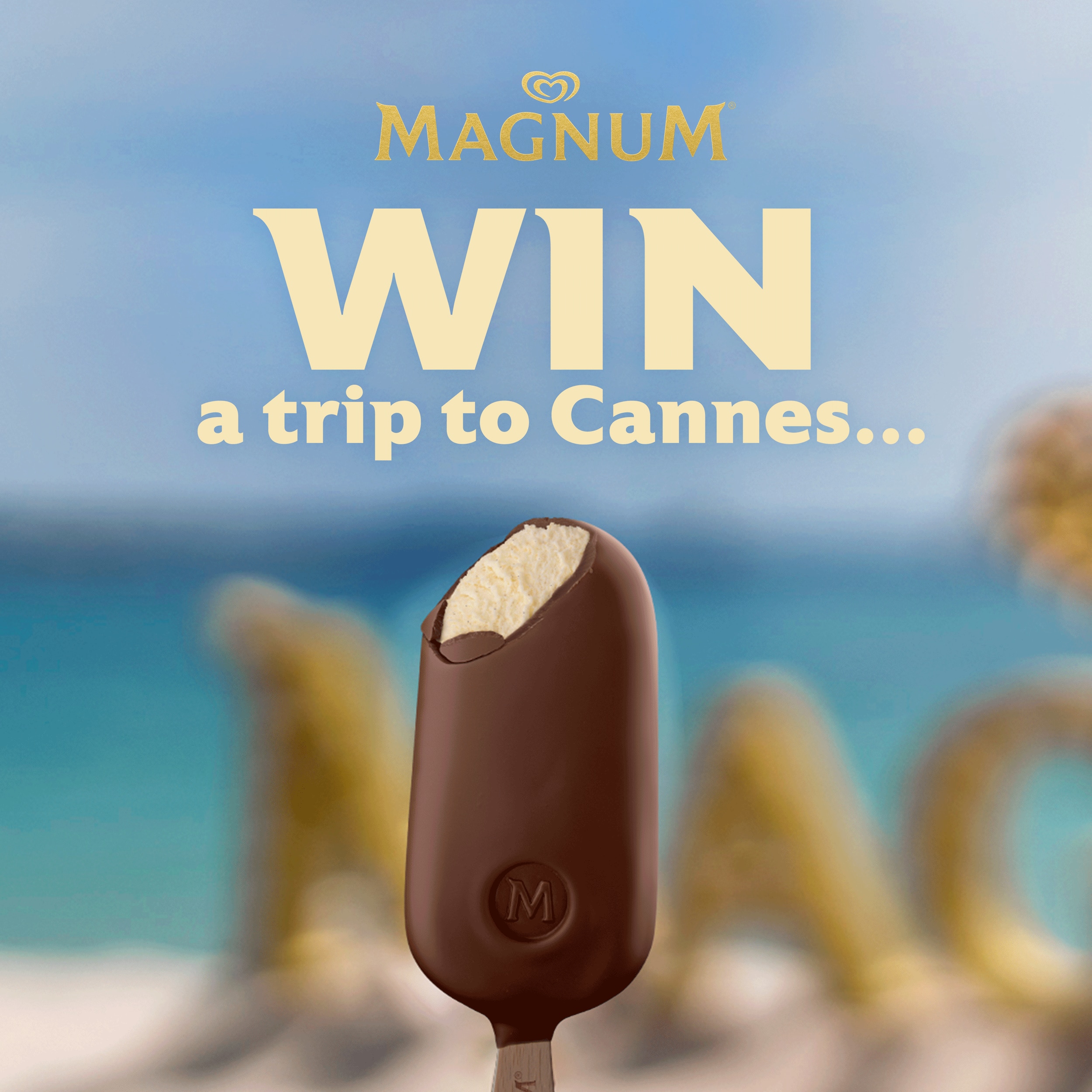Magnum Win a trip to Cannes Festival Banner