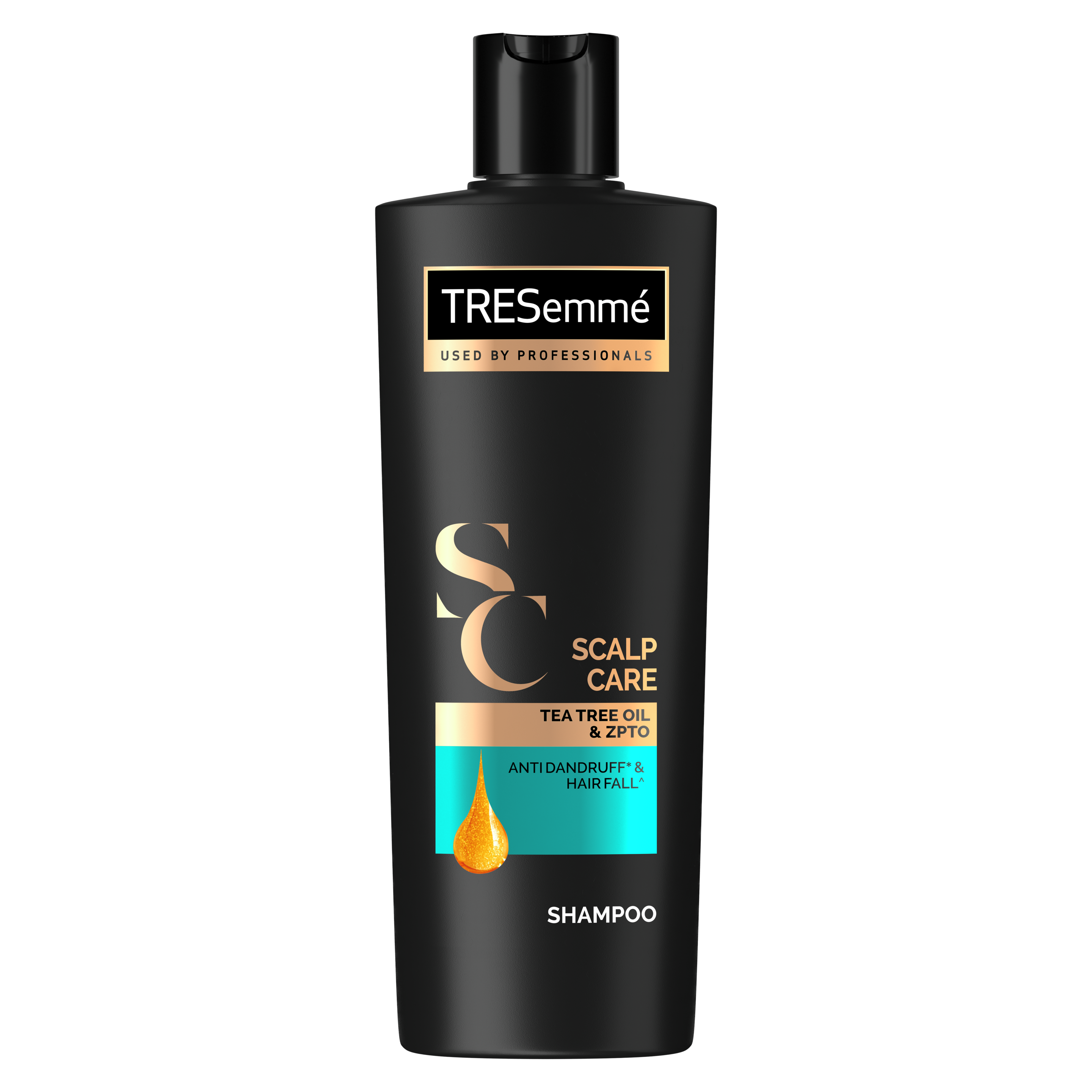 Front of shampoo pack TRESemmé Scalp Care shampoo 340ml