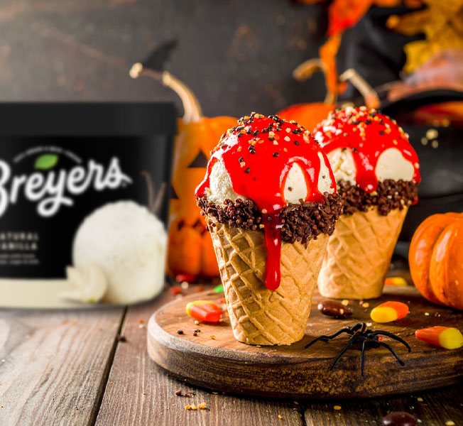 Breyers Halloween Ice Cream Cones