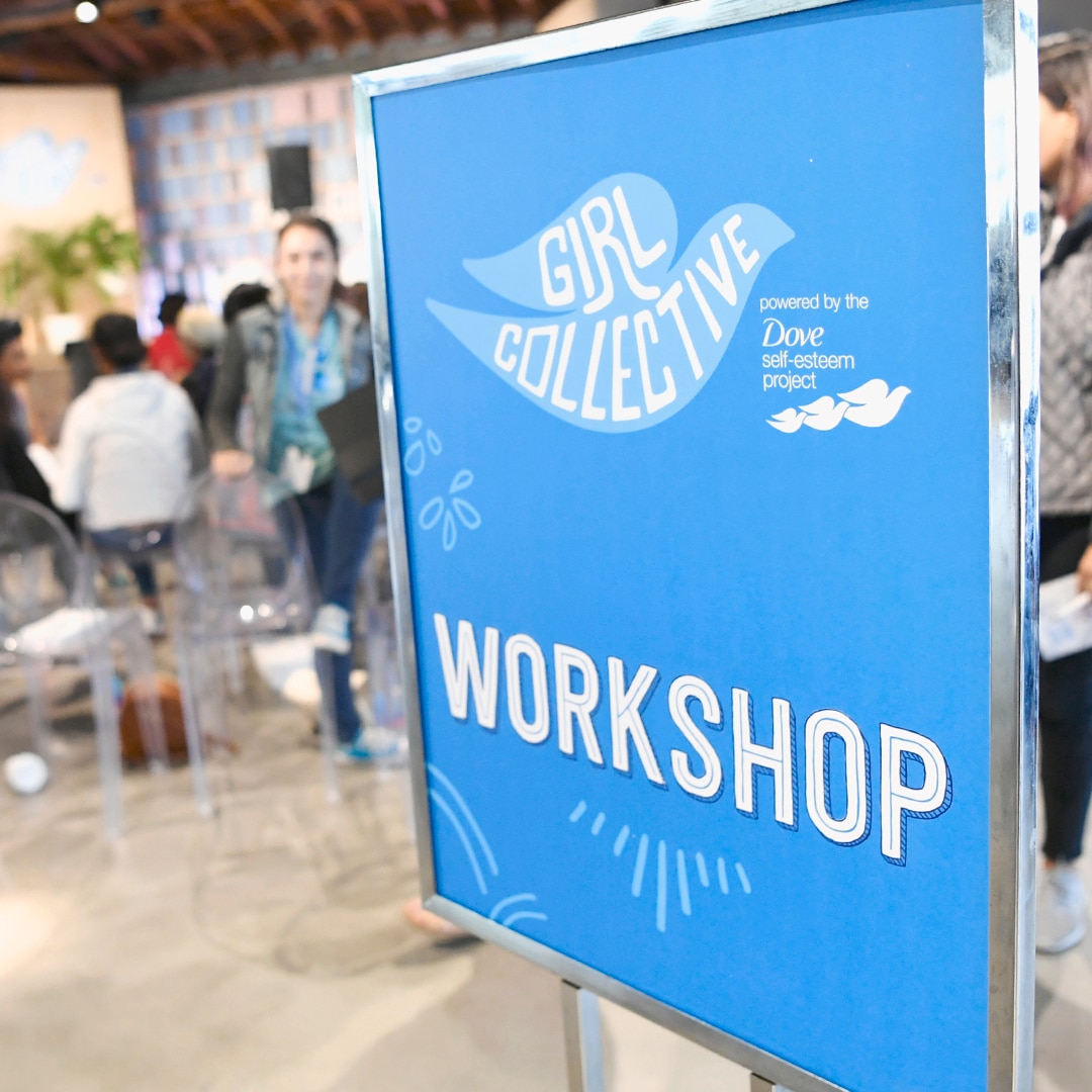 In workshop sessions, trained mentors led women and girls through exercises from the Dove Self-Esteem Project curriculum 