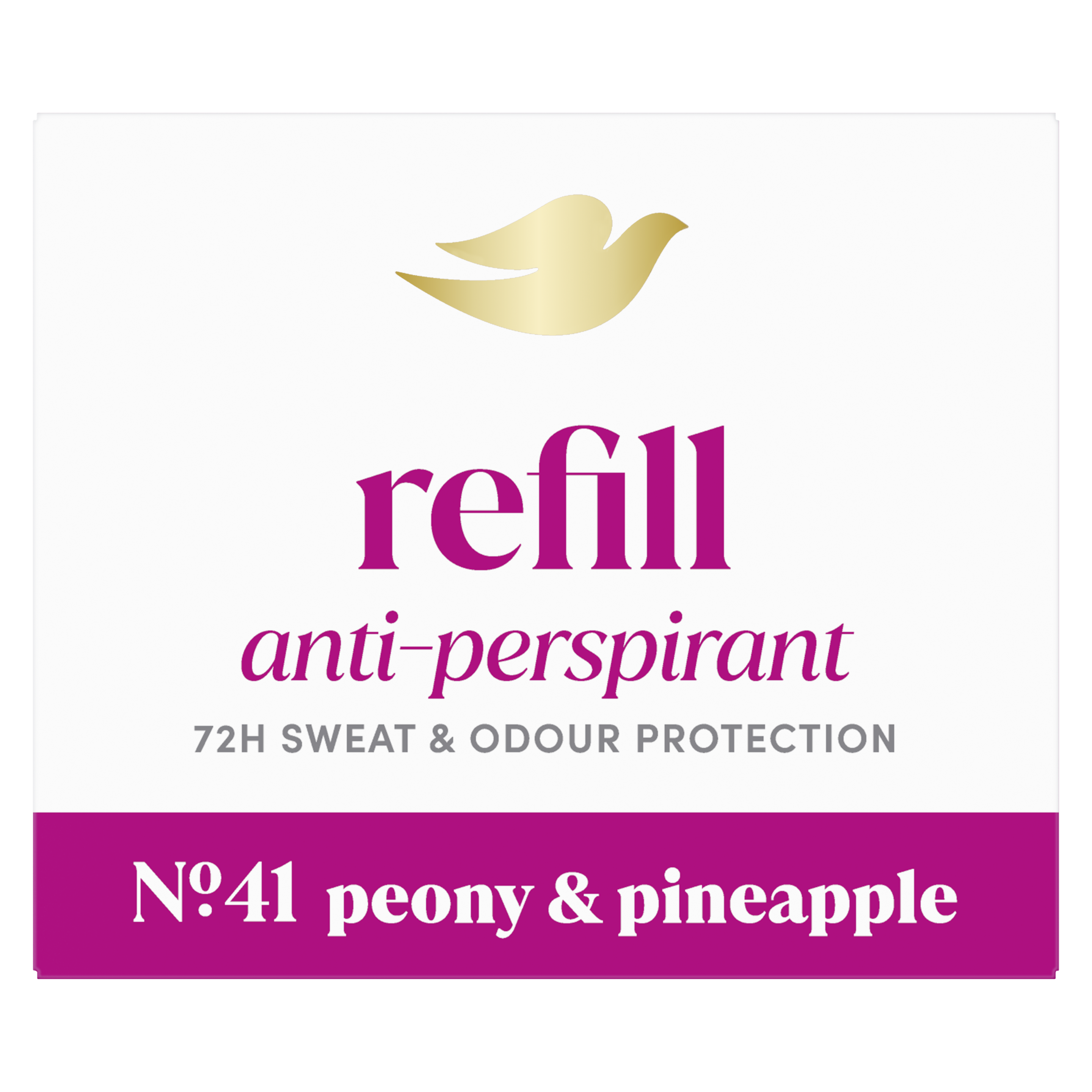 Dove 72hr Peony & Pineapple Antiperspirant Deodorant Stick Refill 35ml packshot