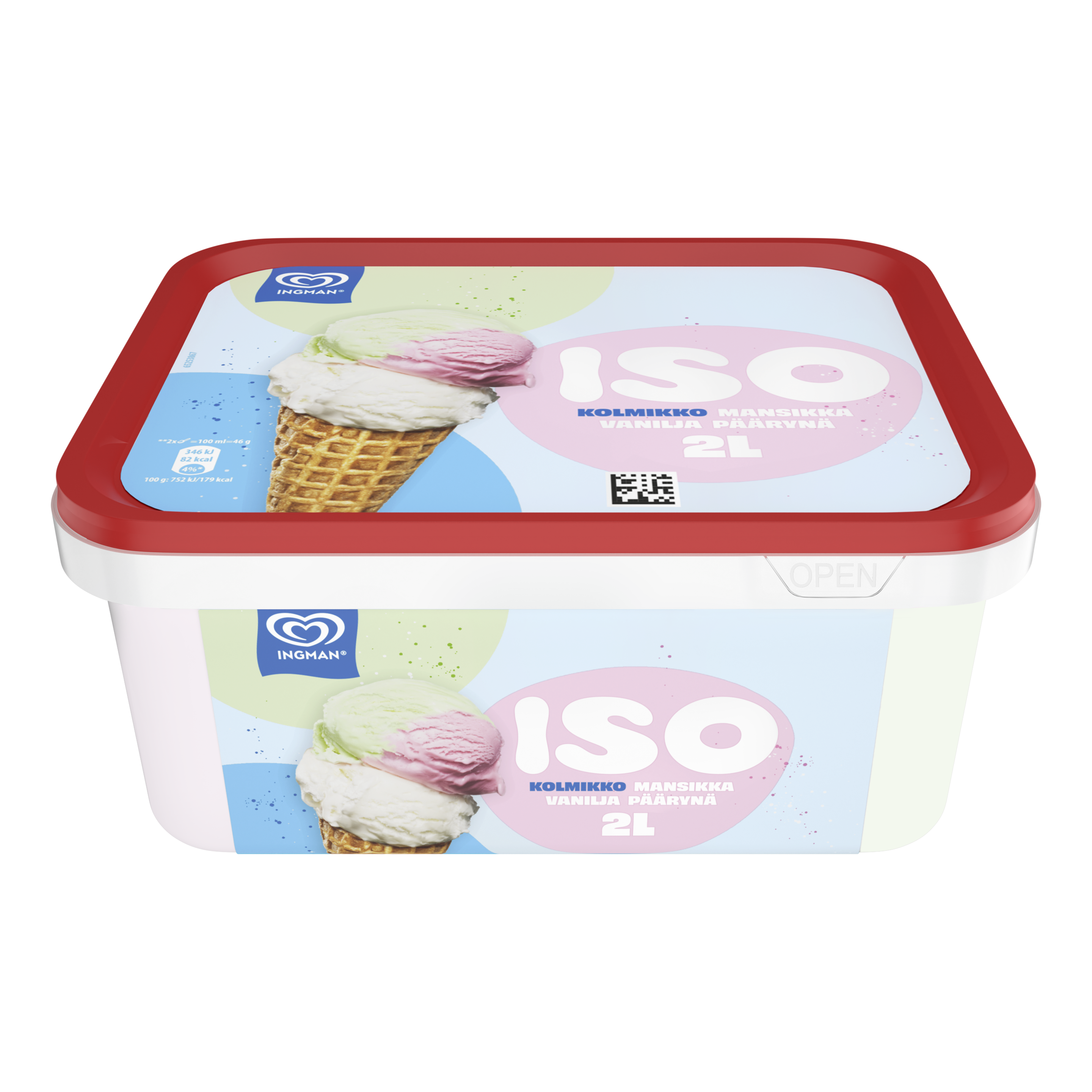 Ingman ISO Kolmikko: mansikka packshot