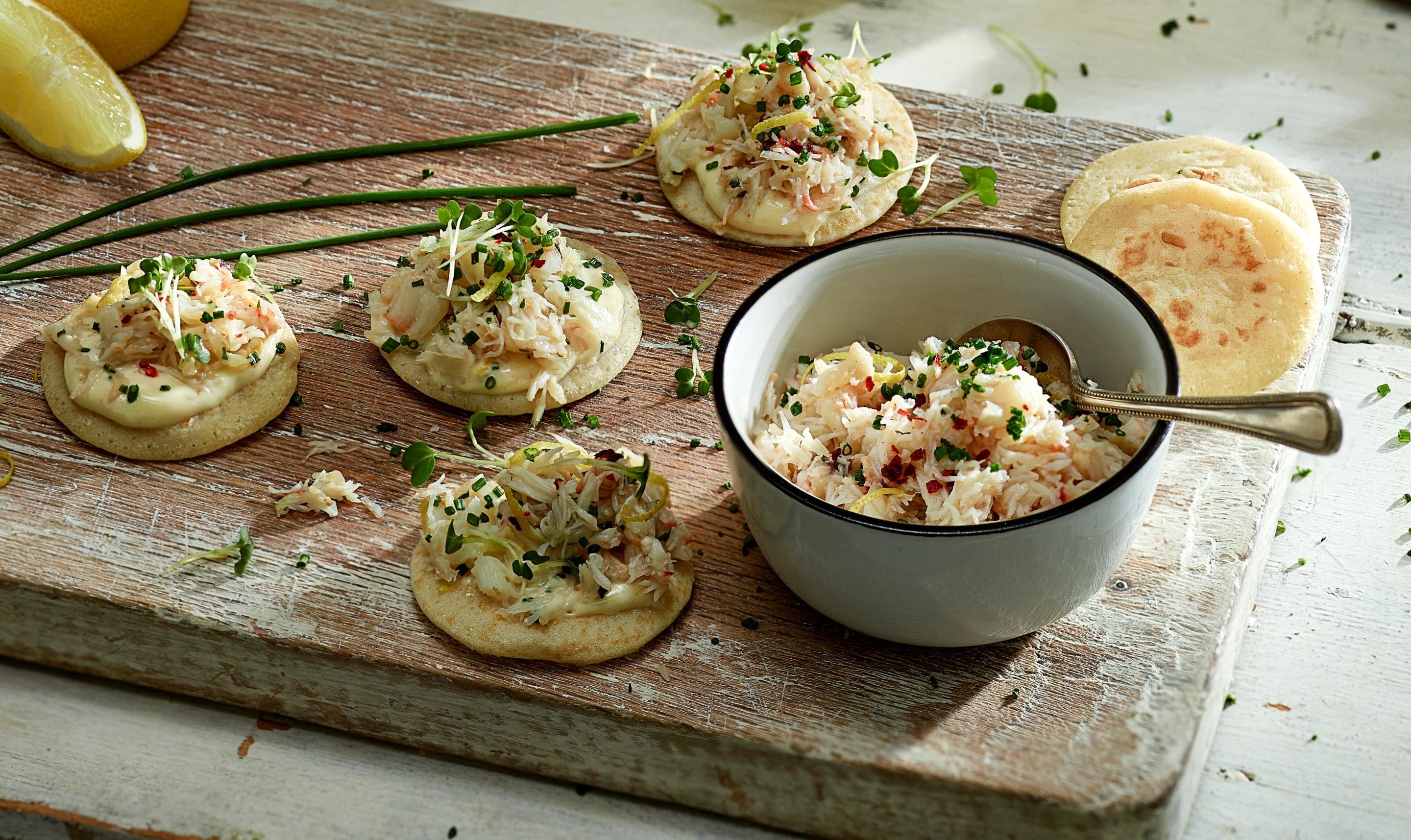 Crab rillettes with Maille Mustard with White Truffle from Alba 1 H 20 MINS  recipe