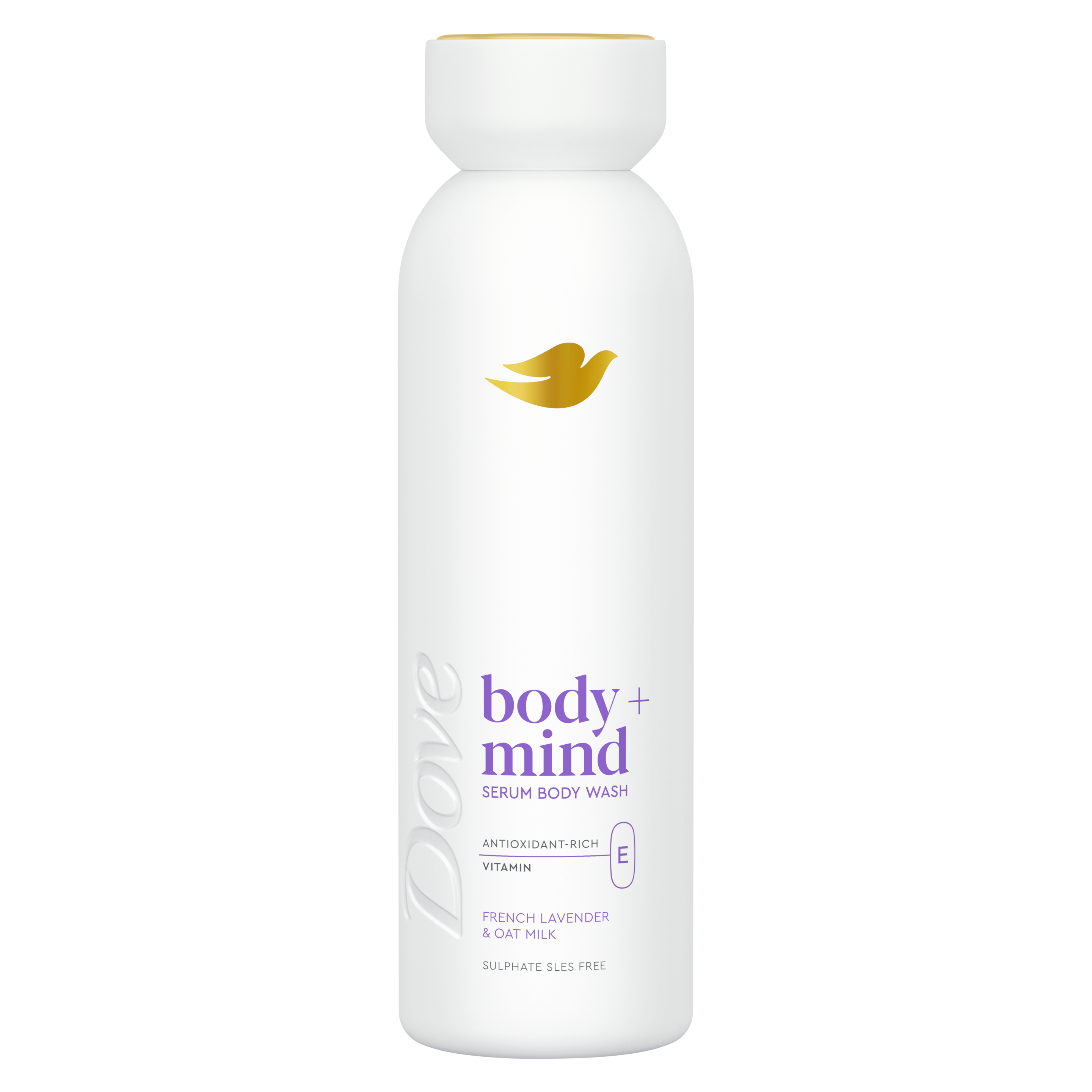 Dove Body + Mind French Lavender & Oat Milk body wash packshot