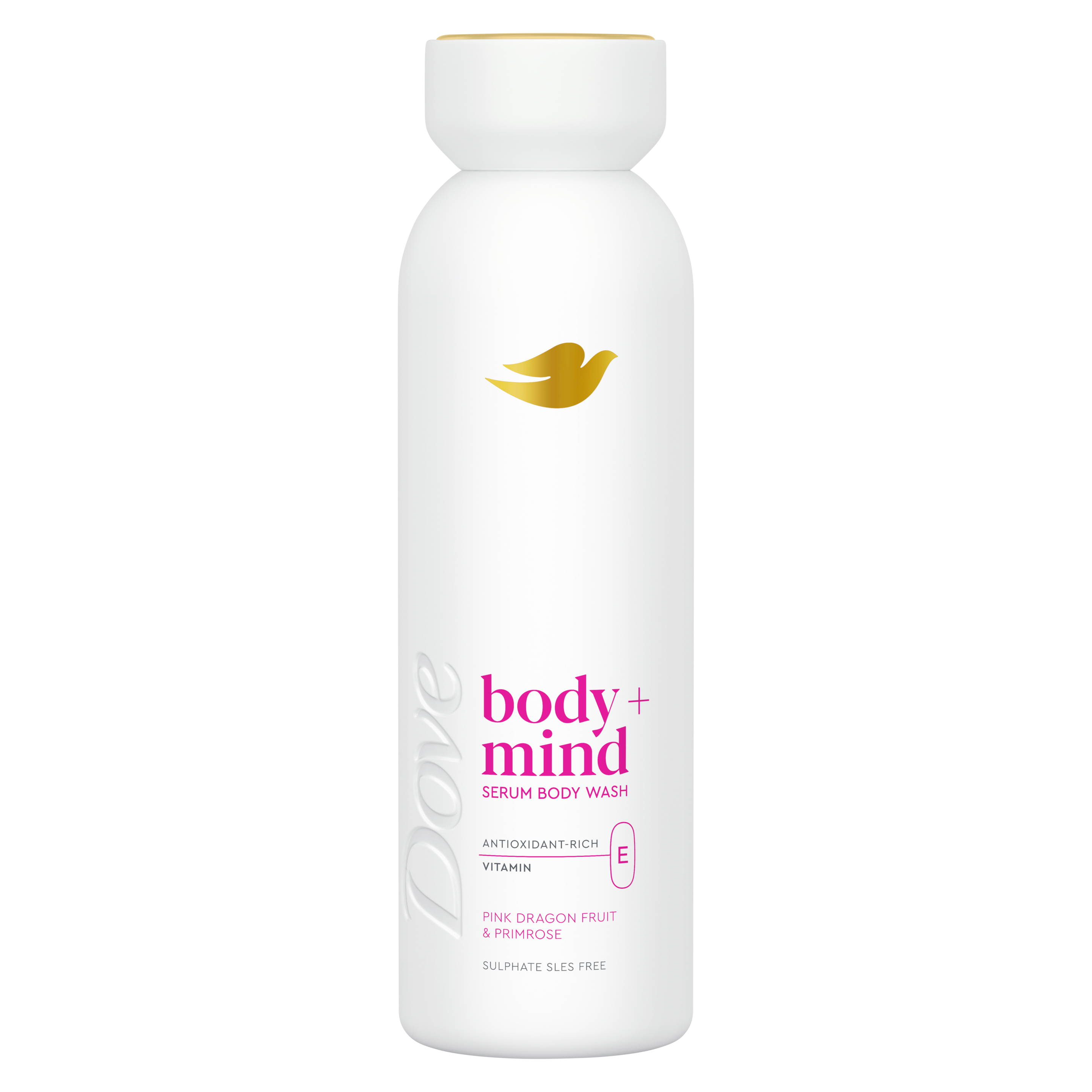 Dove Body + Mind Pink Dragon Fruit & Primrose body wash packshot