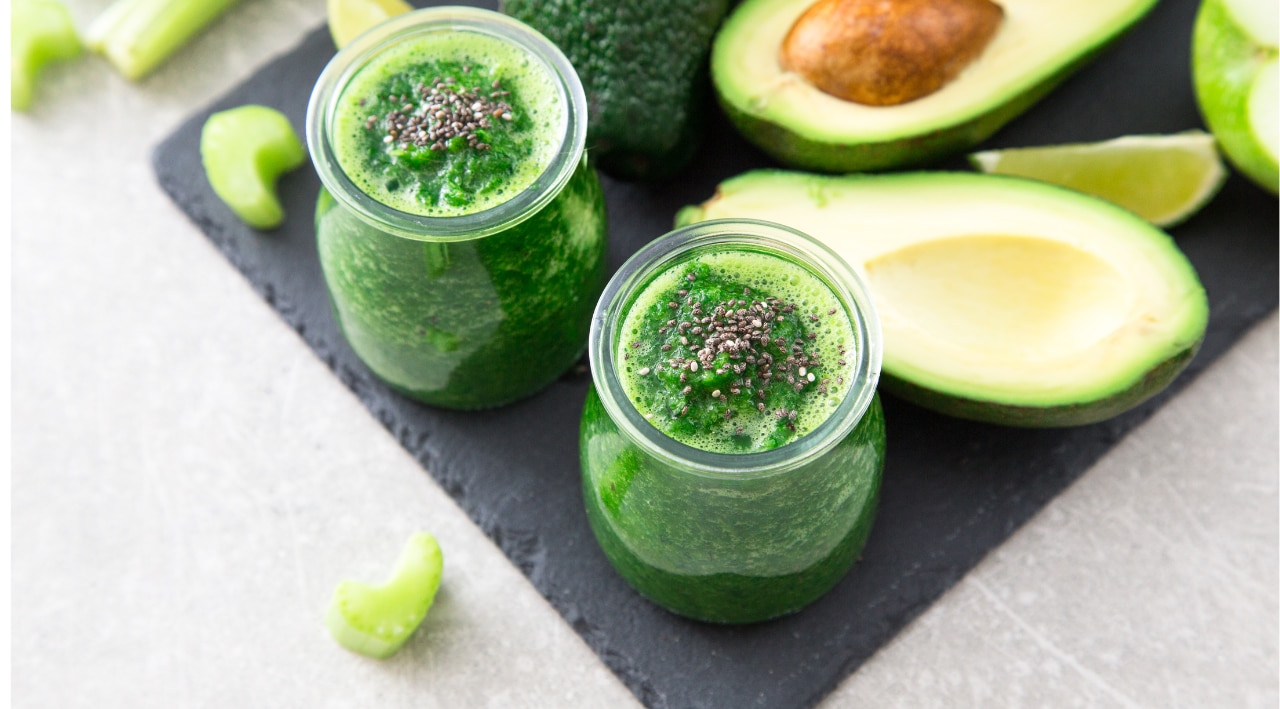 3. Chia + Avocado + Oats Mask