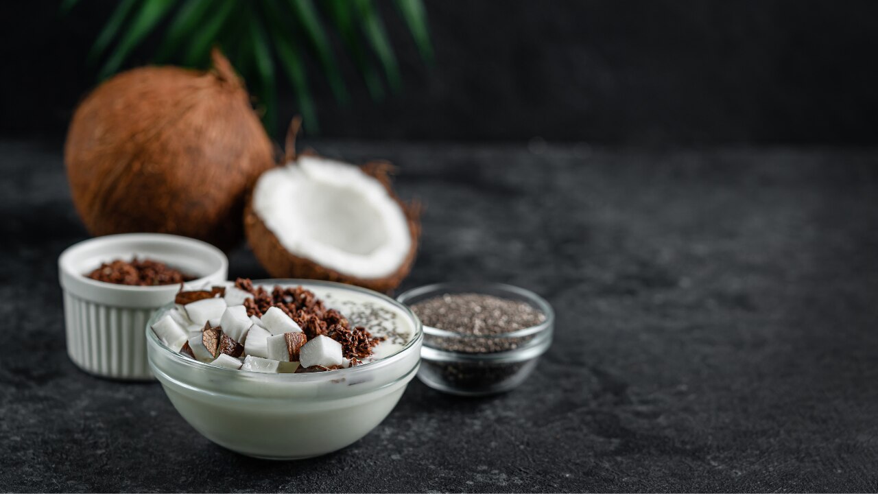 1. DIY Chia + Sugar + Coconut Oil Scrub