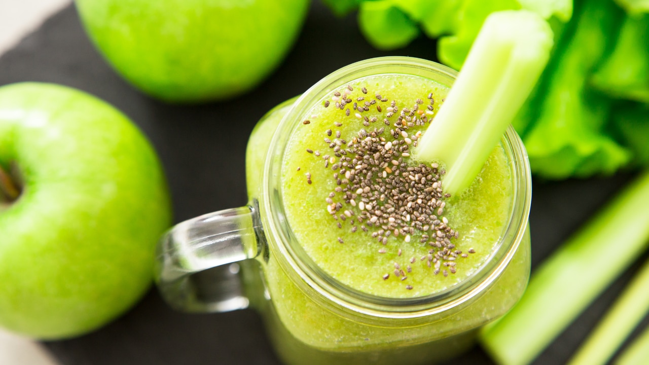 3. Green Skin Detox Chia Smoothie