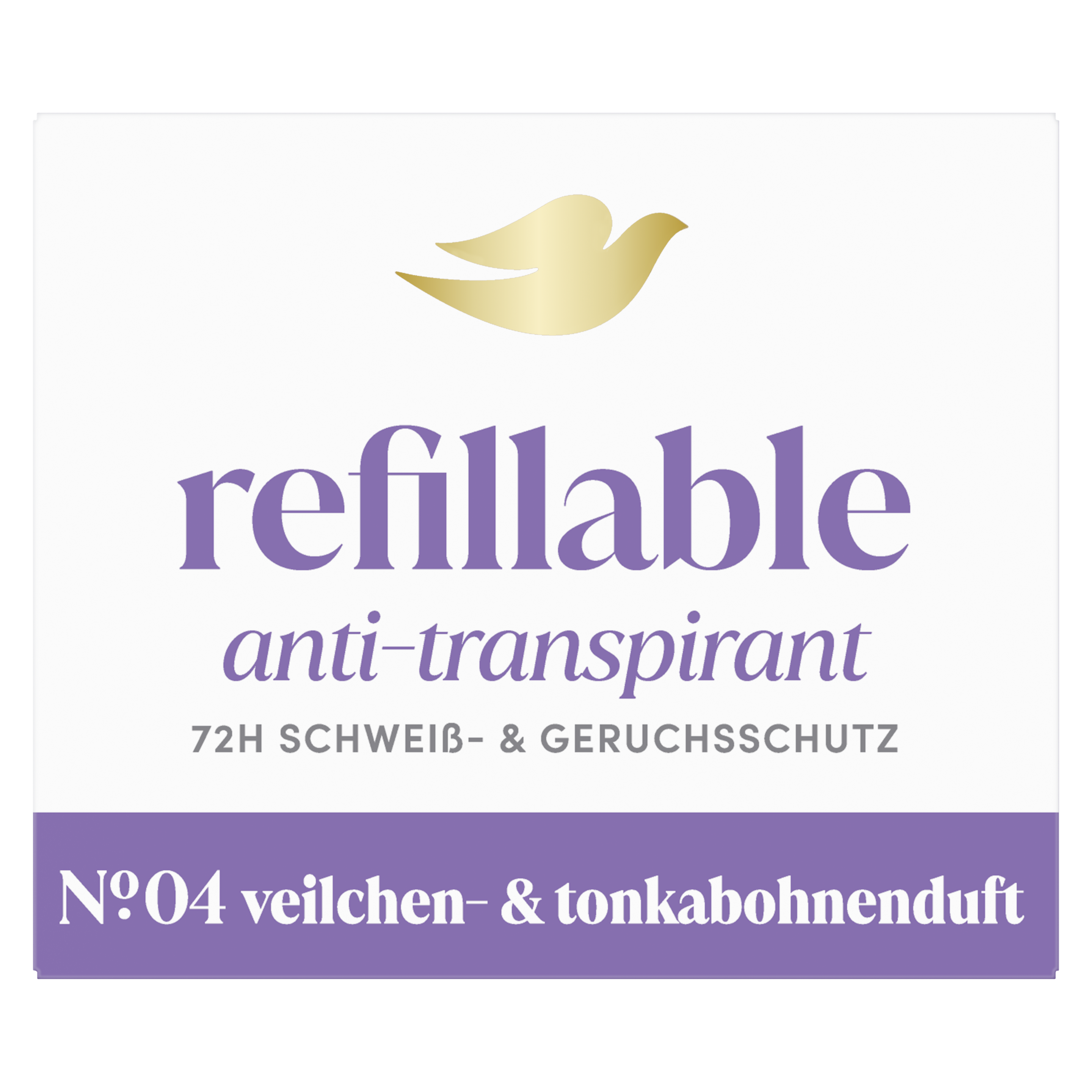 Dove 72h Original Anti-Transpirant Nachfüllpack packshot