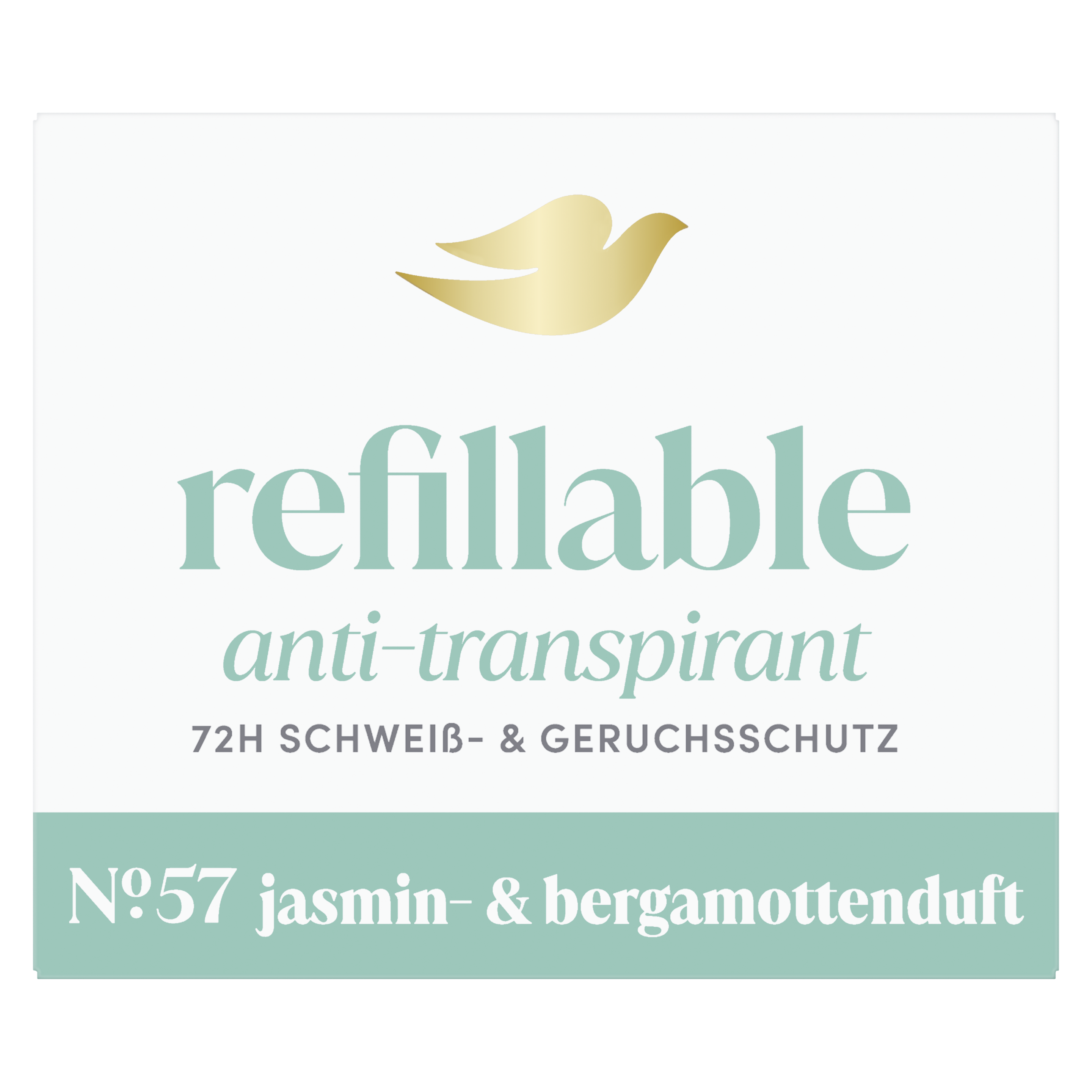 Dove 72h Jasmin und Bergamotte Anti-Transpirant Nachfüllpack packshot